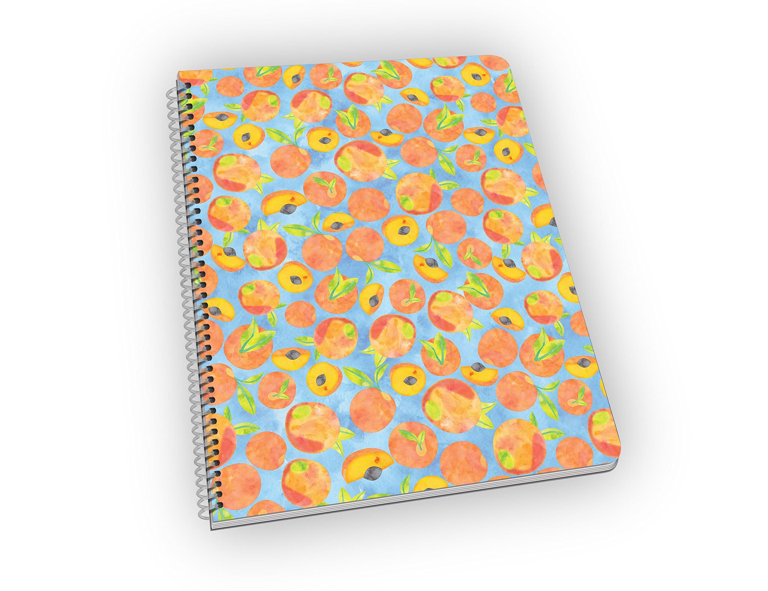 Peaches notebook, lined pages, spiral bound. Great gift!