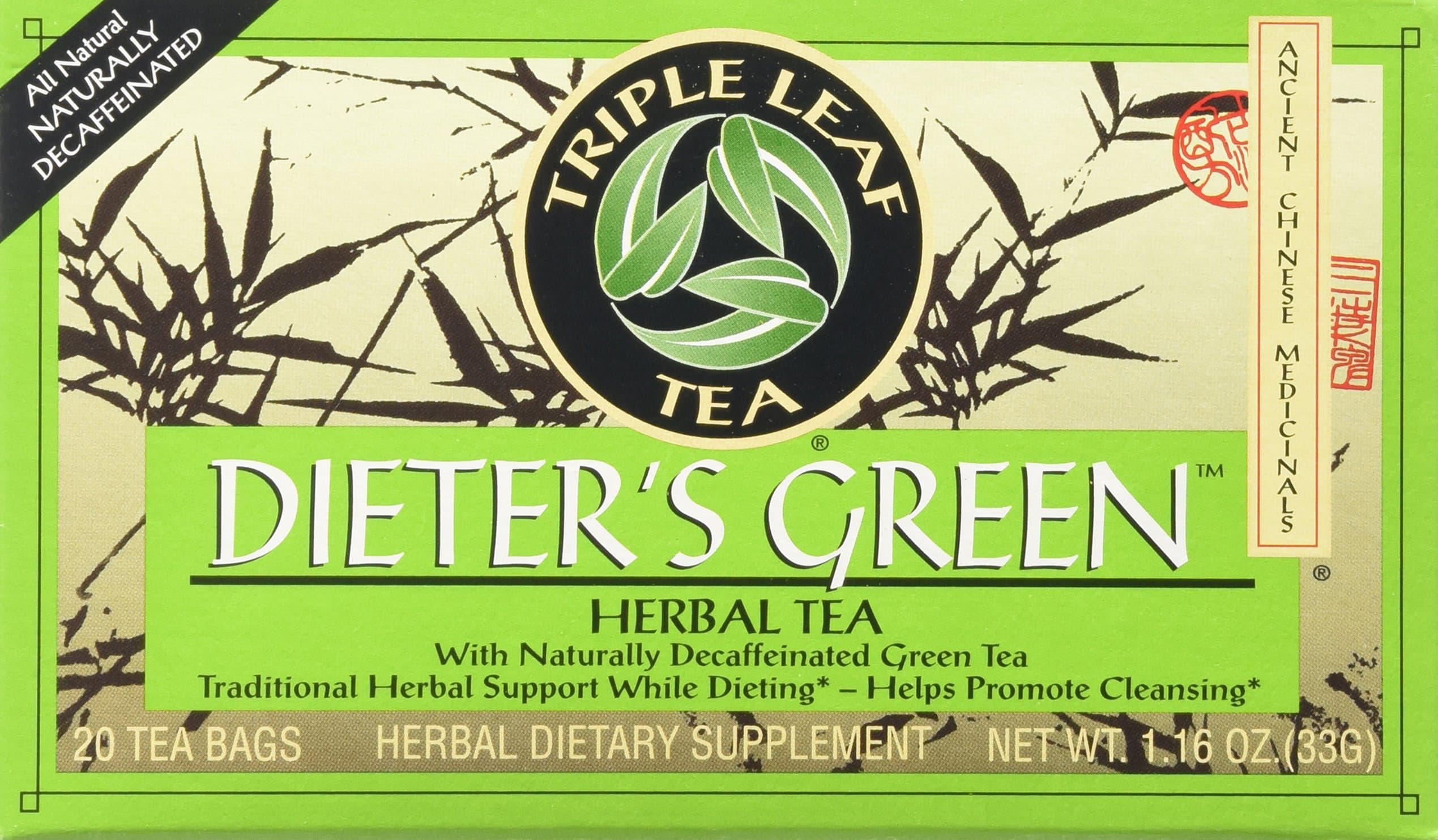Dieter's Green Herbal Tea, 20 bag