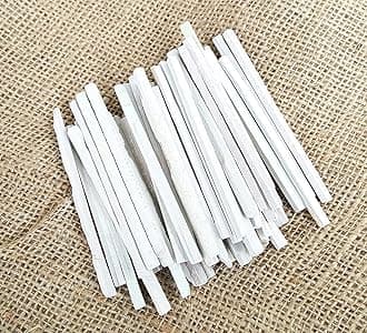 AnNafi® Chalk Pencils Edible | Raw Simple White Slate Pencil | Premium Edible Chalk Slate For Eating | Drawing Chalk Box Set For Kids in Bulk | Chalkboard Markers Dustless Eatable Stone Pencils (120)