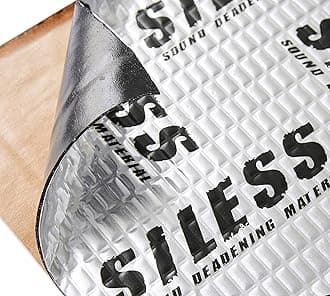 Siless 80 mil (2mm) Car Sound Deadening mat - Butyl Automotive Sound Deadener - Noise Insulation and Vibration Dampening Material 10 sqft (0.95 sqm)