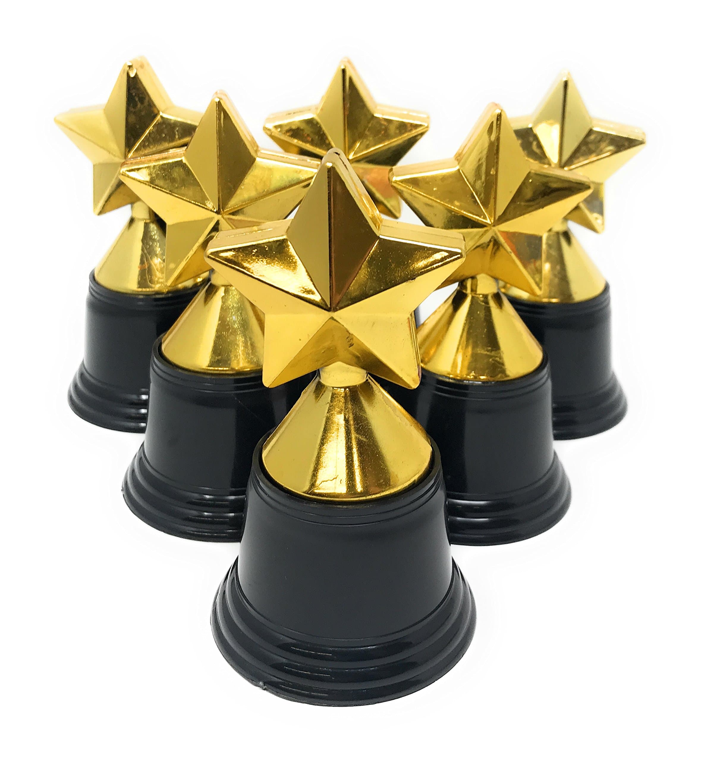 Funiverse 20 Bulk 4.5" Gold Tone Star Trophies