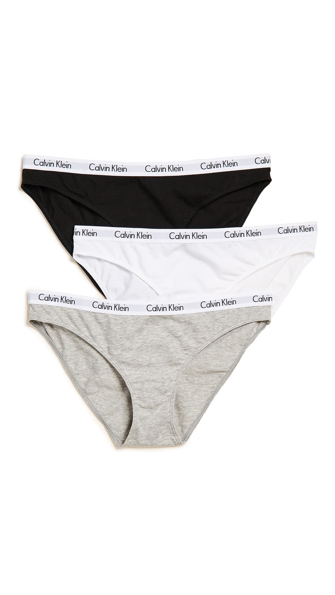 Women's Carousel Logo Cotton Stretch Bikini Panties, 3 Pack Bikini Style Underwear (Pack of 3)