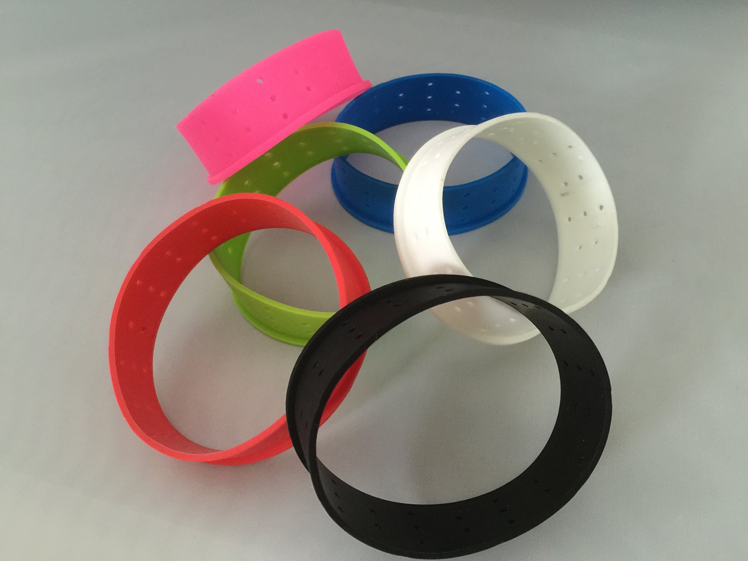 3 Piece Glass Grips Silicone Water Pipe Base Bumper Set (Assorted)