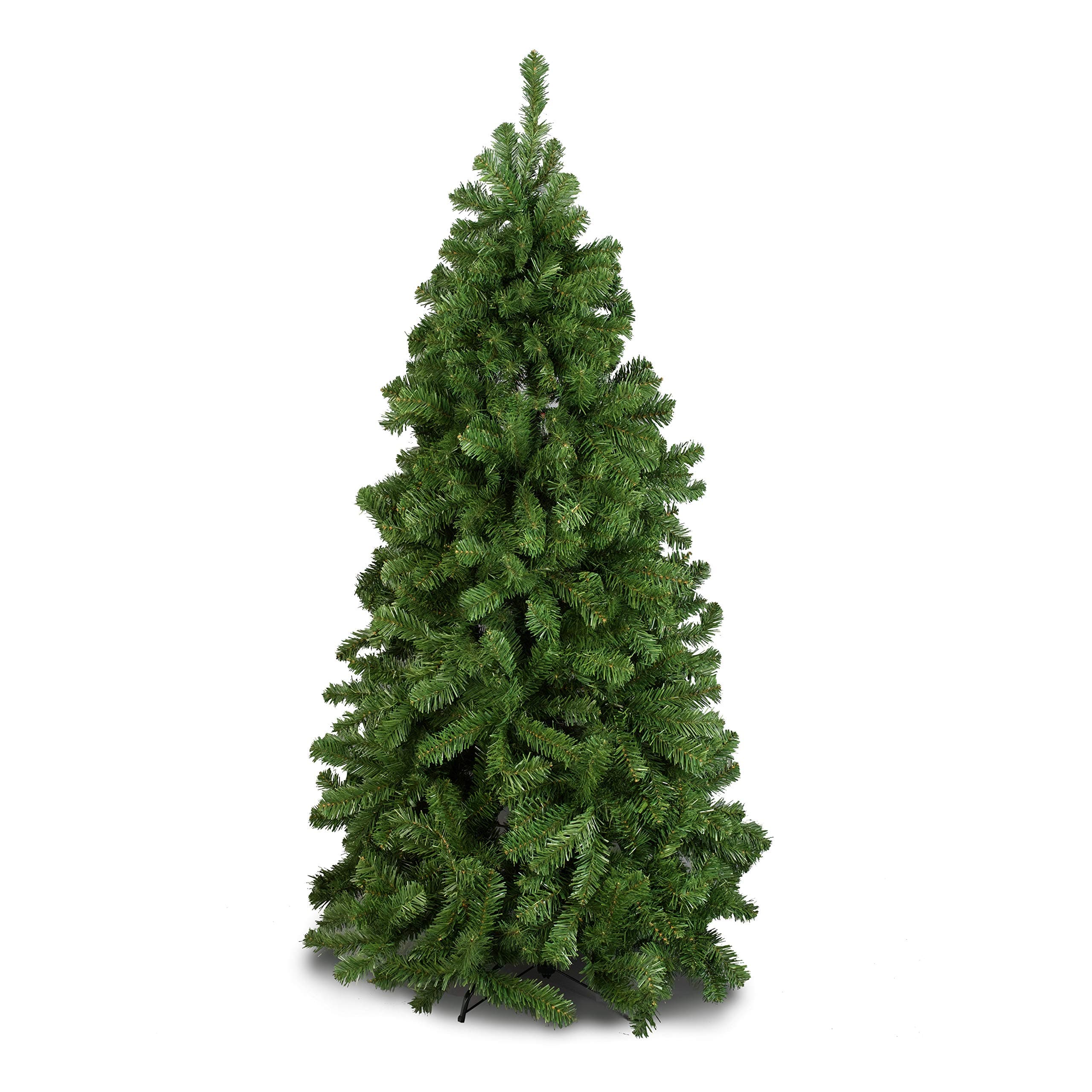 Artificial Christmas Trees - Green Canadian Spruce | 6.5 ft Tall (195cm) | Modern, Stylish & Contemporary Quality Xmas Trees
