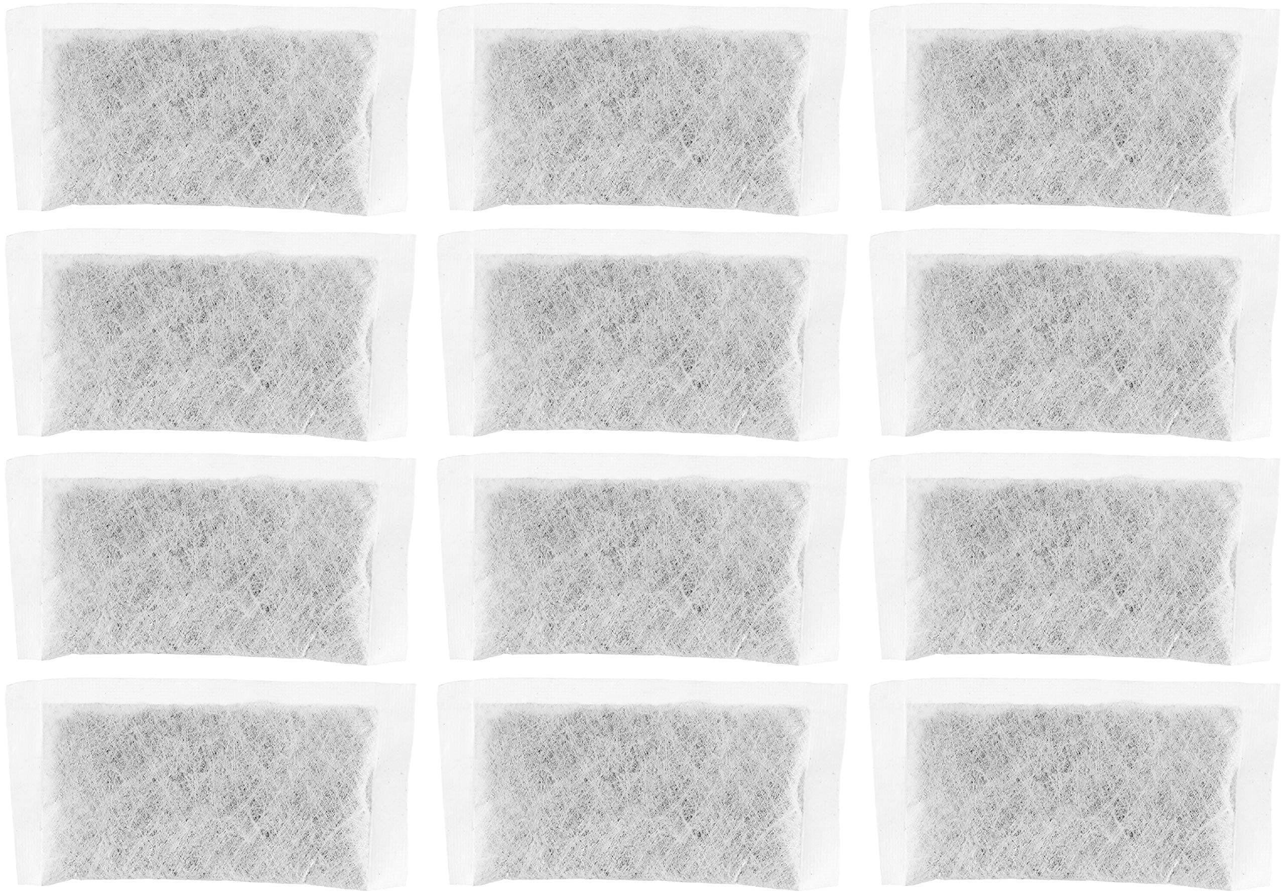 Nispira Replacement Activated Charcoal Water Filter Sachets Compatible with Megahome CO-Z Other Countertop Water Distiller, 12 packs