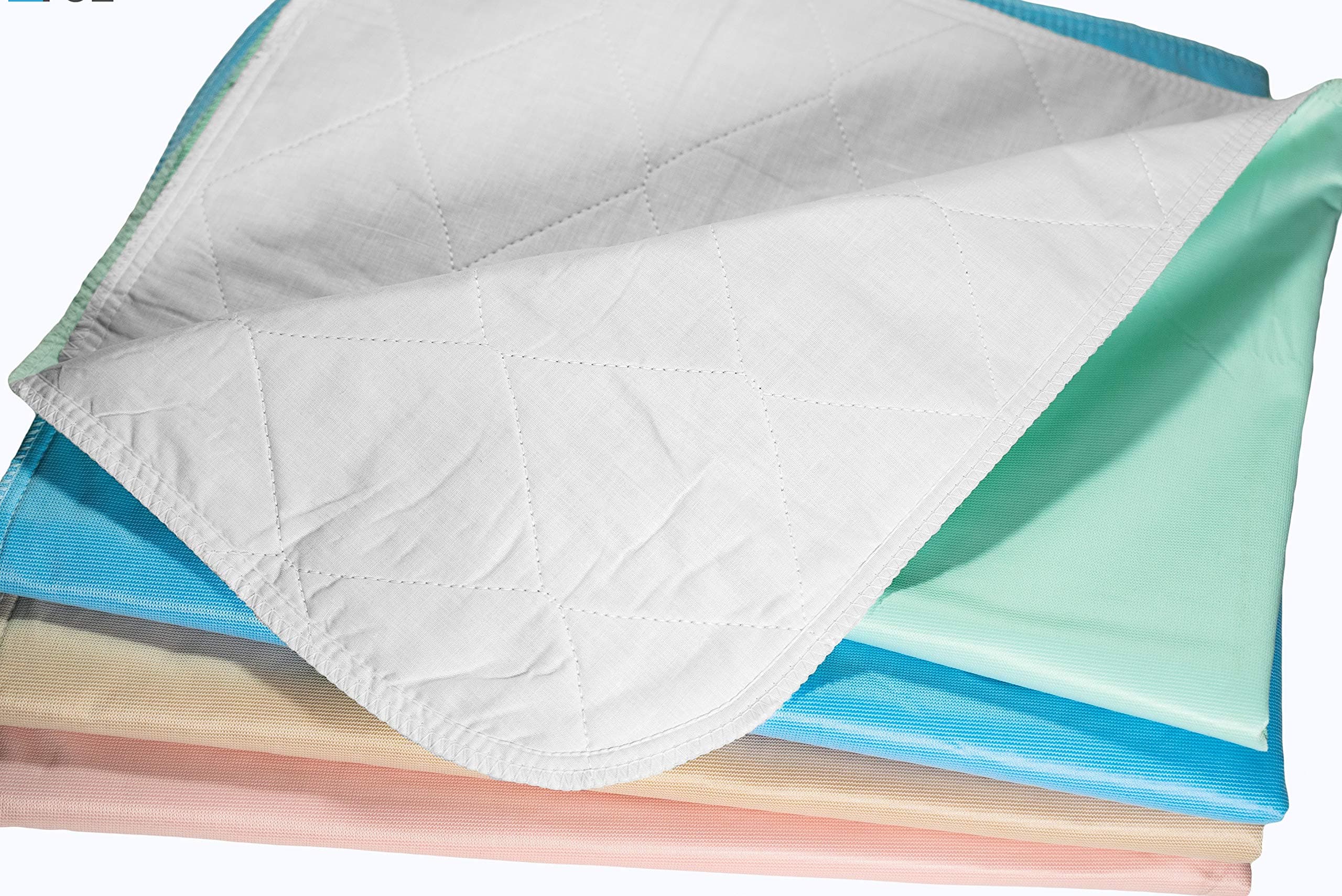 HEAD2TOE- Incontinence Bed Pads | Washable Waterproof Mattress Protector | Premium Pack of 4 30x36 Highly Absorbent Reusable Washable Underpads - Ideal for Adults, Kids, and Pets