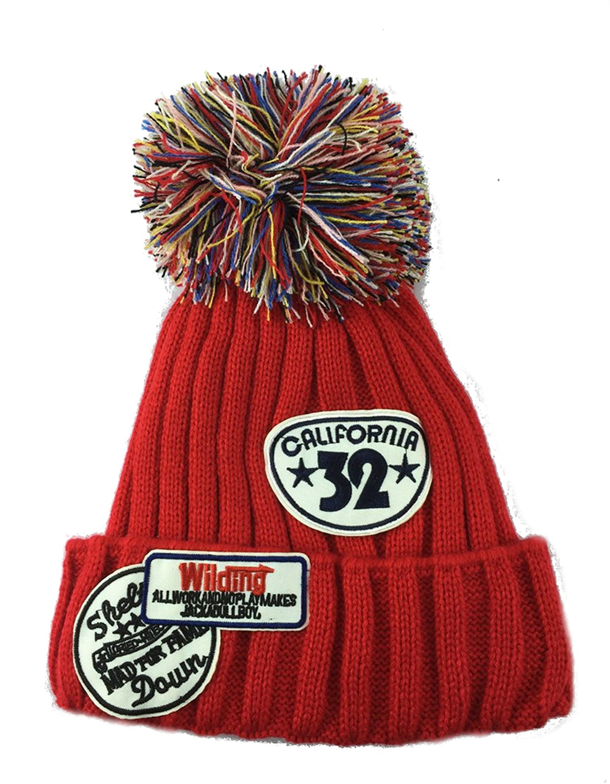 TKHAT Beanie Hats Fashion Unisex Red