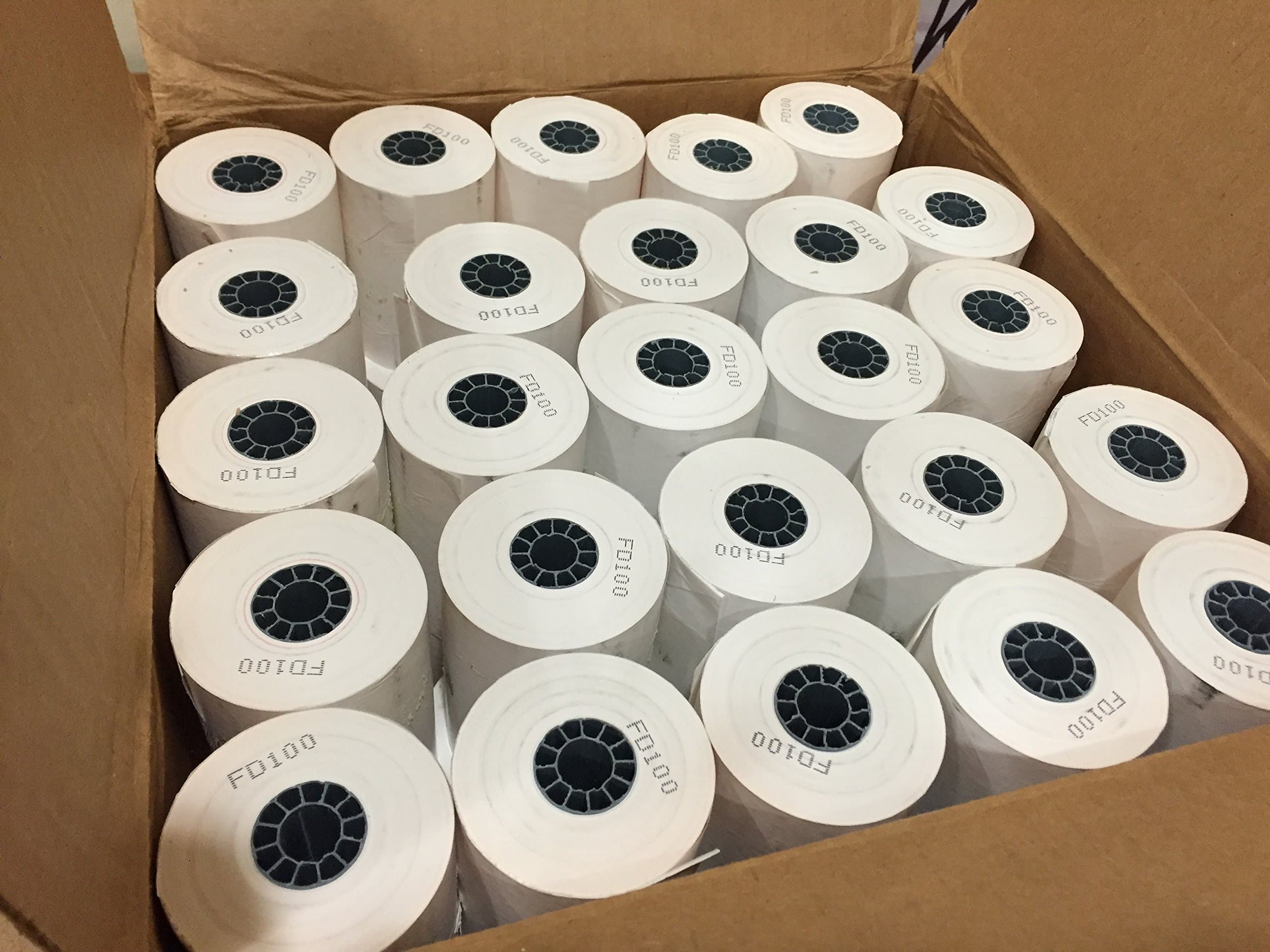 PosPaperRoll 50 first data 3 1/8 x 119 thermal credit card paper rolls