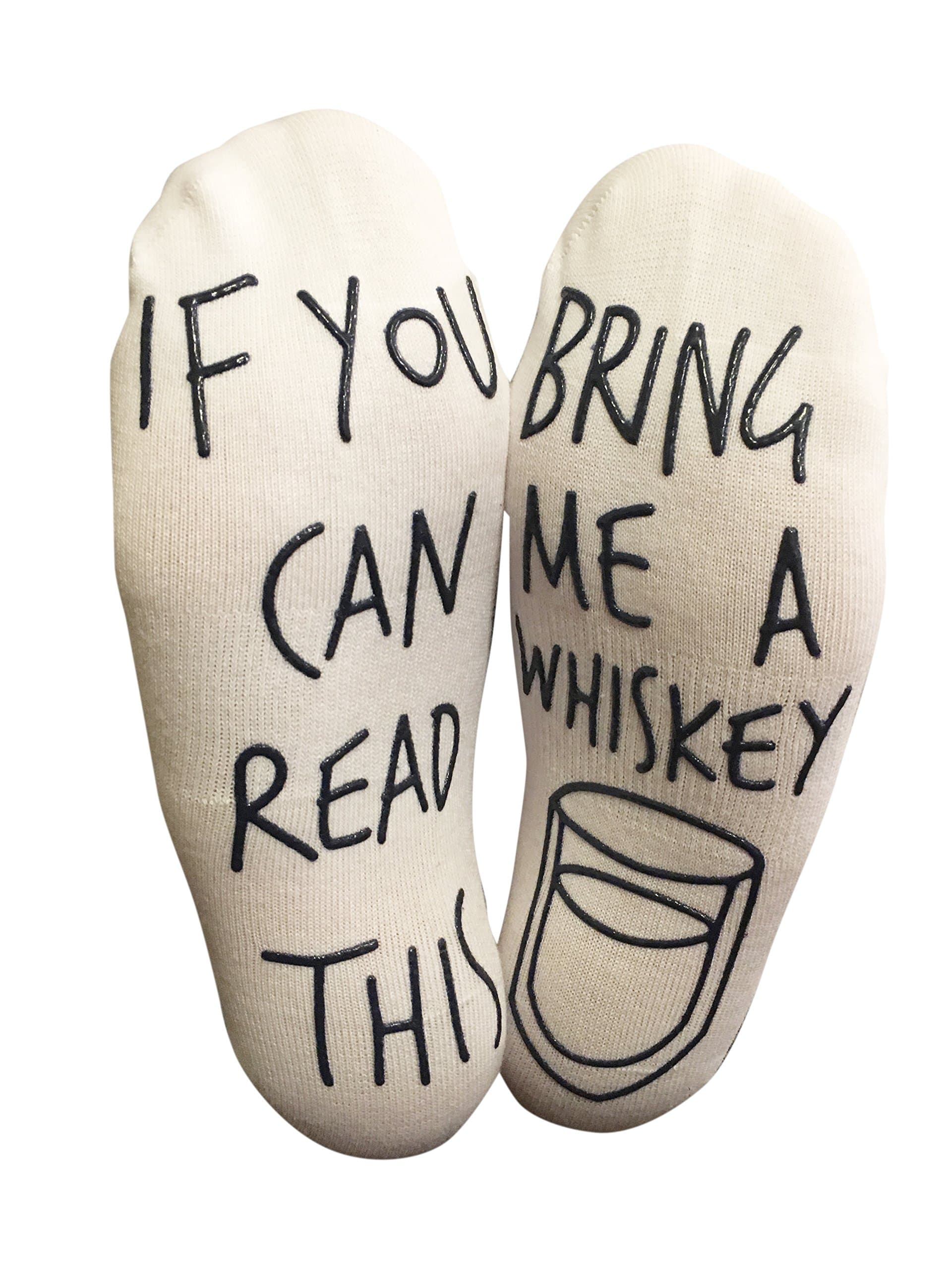 If You Can Read This Bring Me A Whiskey' Funny Ankle Socks - For Whiskey Lovers