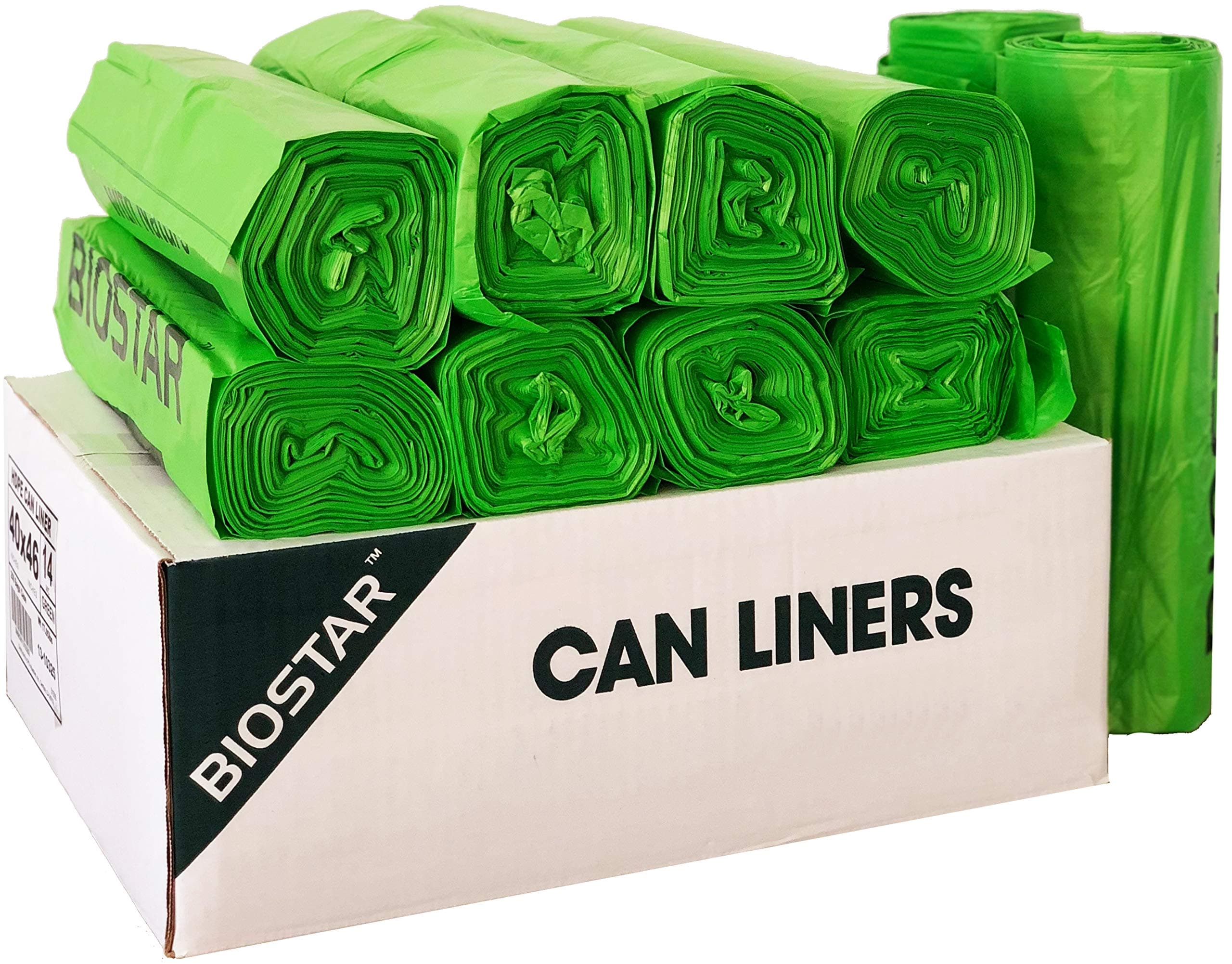 Reli.Biodegradable Trash Bags 40-45 Gallon (250 Count Bulk) Green Trash Bags, 31 Gal-39 Gal Compatible, Eco Friendly Garbage Bags, OXO-Biodegradable Under Certain Conditions (See Product Description)