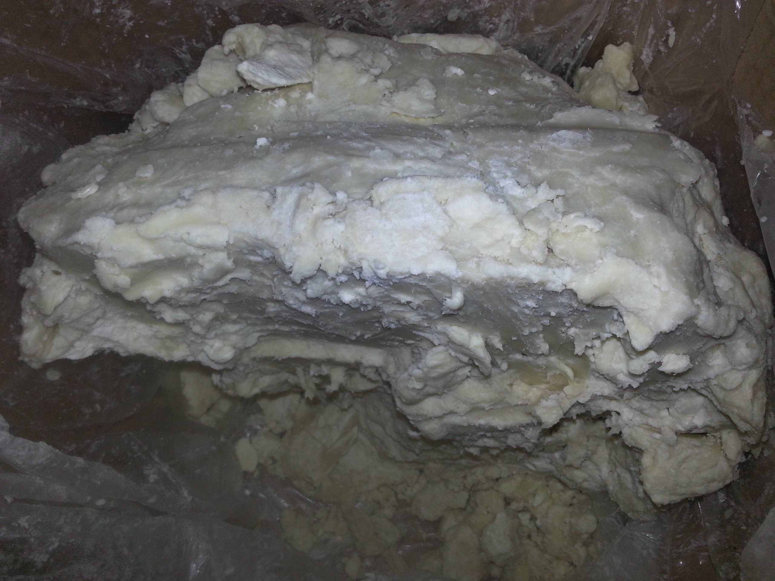 100% Pure Unrefined Raw Shea Butter - (5 Lbs.) (Ivory) from the African Ghana Shea Tree.