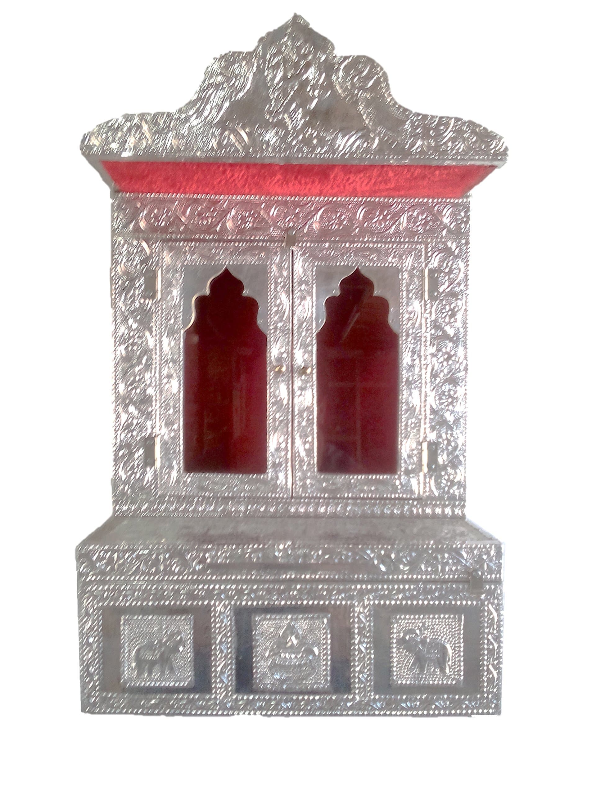 Dinesh Handicraft Small Alumiunm Pooja Temple