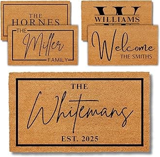 Pick Your Own Design Custom Doormat, Personalized Wedding Gift, Housewarming Gift for New Couples, Outdoor Doormat, Customized Door Mat, Home Gifts, Porch Decoration, Coir Doormat