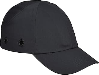Portwest PW59 Lightweight EVA Safety Work Bump Cap with Long Peak - Adjustable Workwear Ventilated Hat, Navy