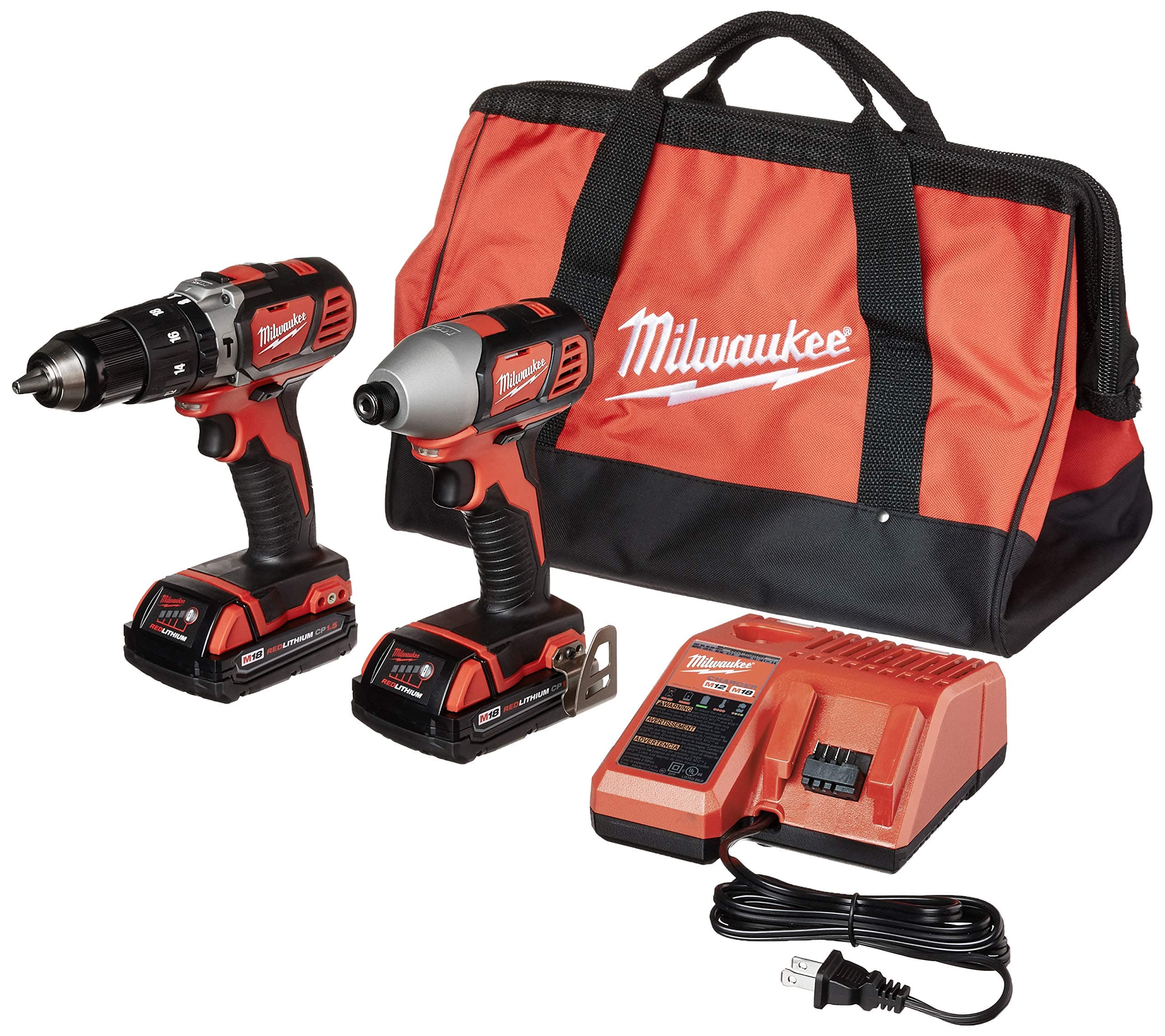 2697-22CT M18 18-Volt Lithium-Ion Cordless Hammer Drill/Impact Driver Combo Kit