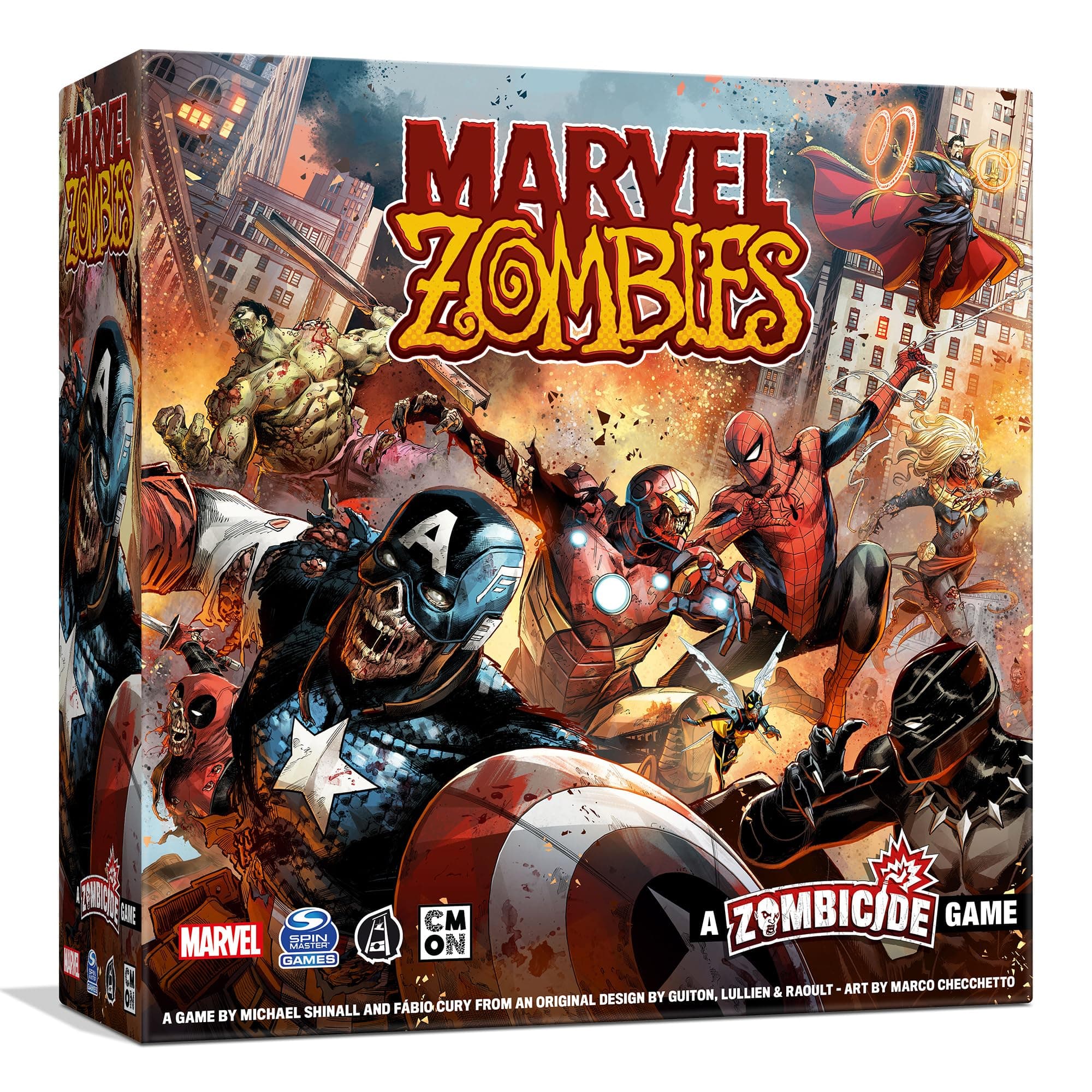 CMON Marvel Zombies A Zombicide Game (Core Box) | Strategy Board Game | Cooperative Game for Teens and Adults | Zombie Board Game | Ages 14+ | 1-6 Players | Avg. Playtime 90 Minutes | Made
