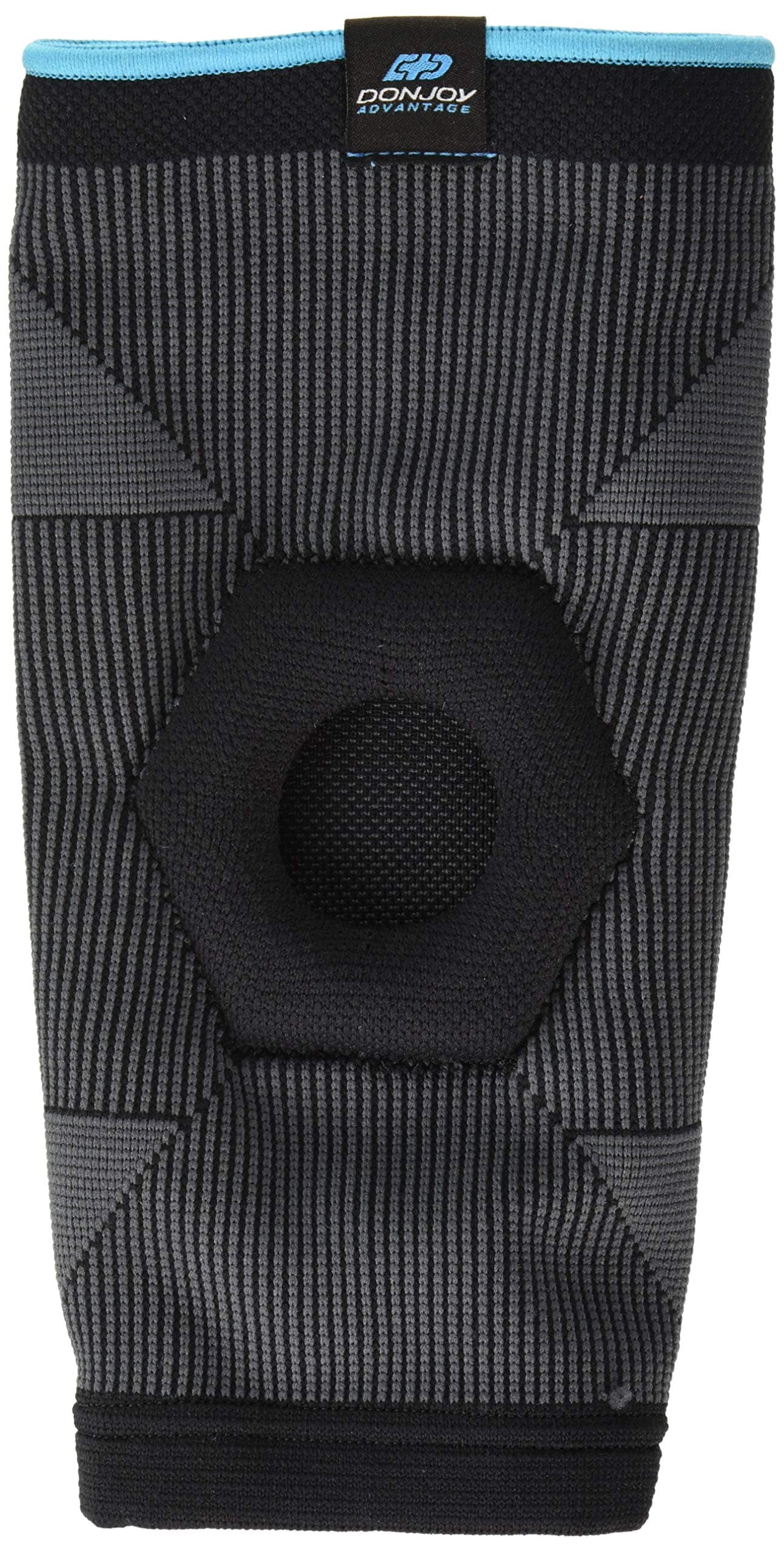 DJODonJoy Advantage DA161KS02-BLK-L Deluxe Elastic Knee for Sprains, Strains, Swelling, Soreness, Arthritis, Knee Cap Support, Black, Large fits 15", 17"