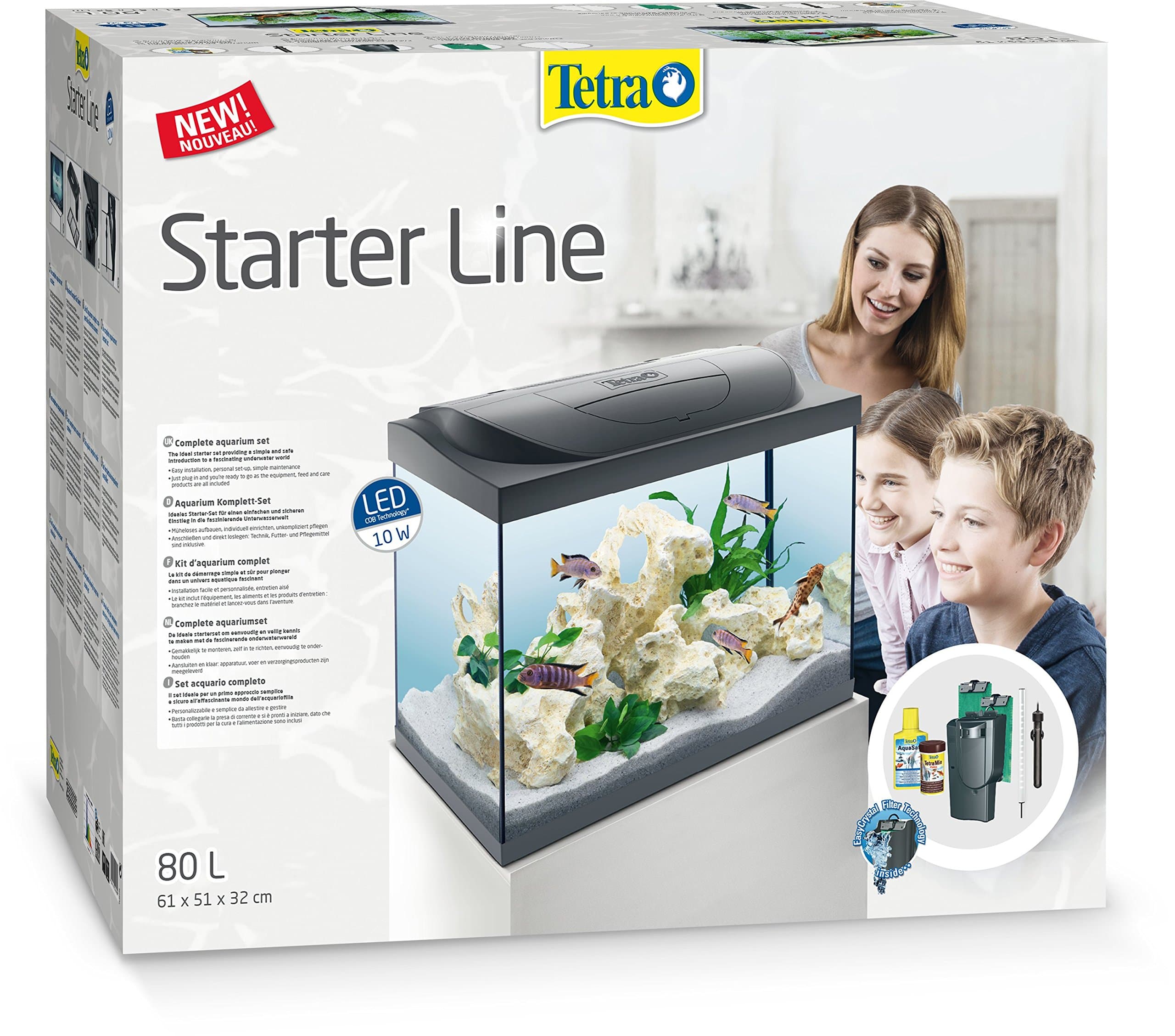 Tetra Starter Line Aquarium, 80 Litre