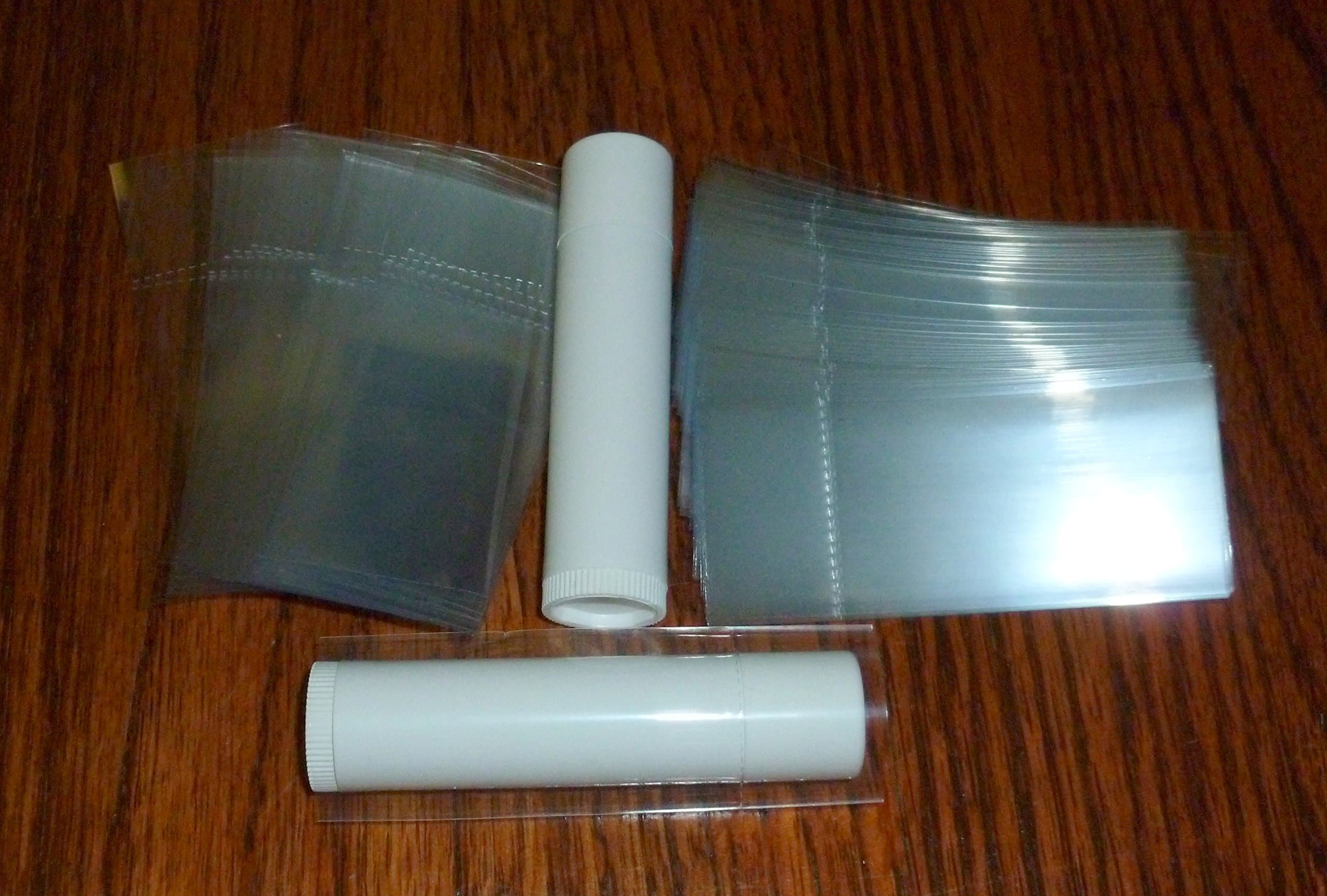 100 Clear Shrink Wrap Bands Sleeves for Lip Balm (Chapstick) Tubes - Tamper Evident Safety Seal