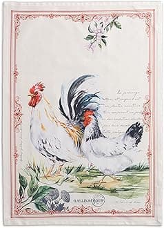 Maison d' Hermine Campagne 100% Cotton Set of 2 Kitchen Towels, 20 - inch by 27.5 - inch. by Maison d' Hermine