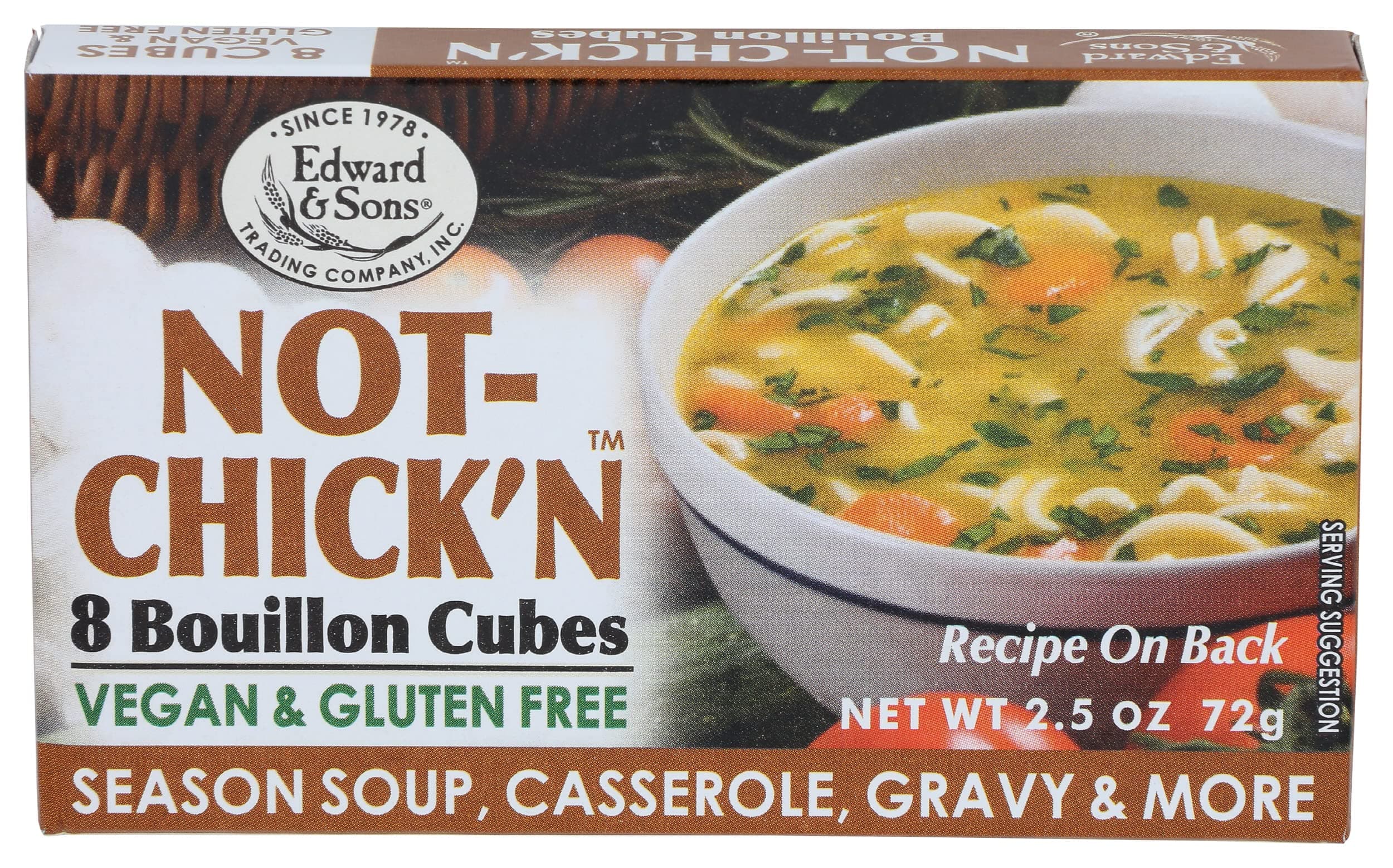 Edward & Sons - Gluten Free Bouillon No Cube - Chick'n - 2.5 lbs