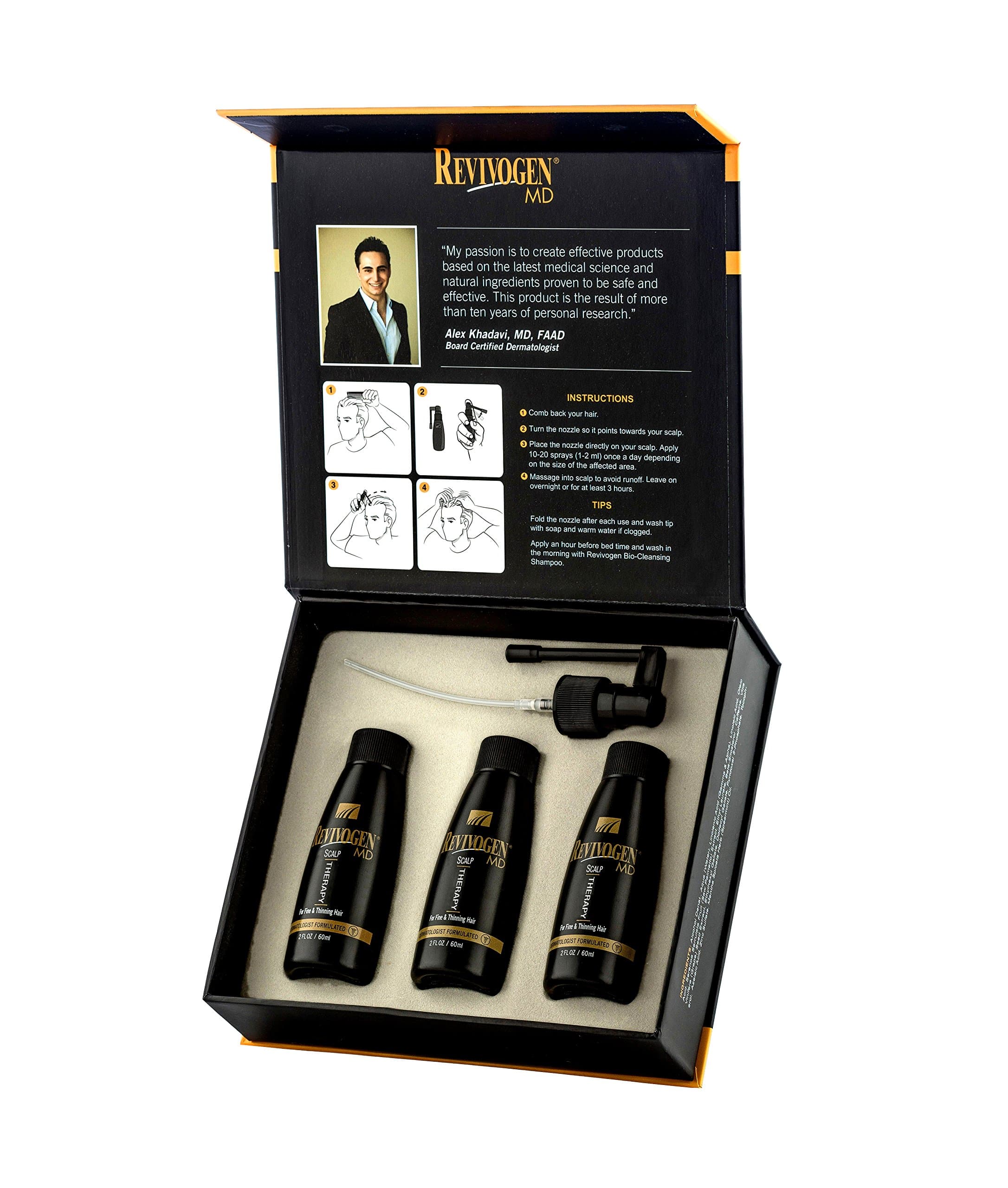 MD Scalp Therapy. Natural Hair Loss Solution for Fine & Thinning Hair.