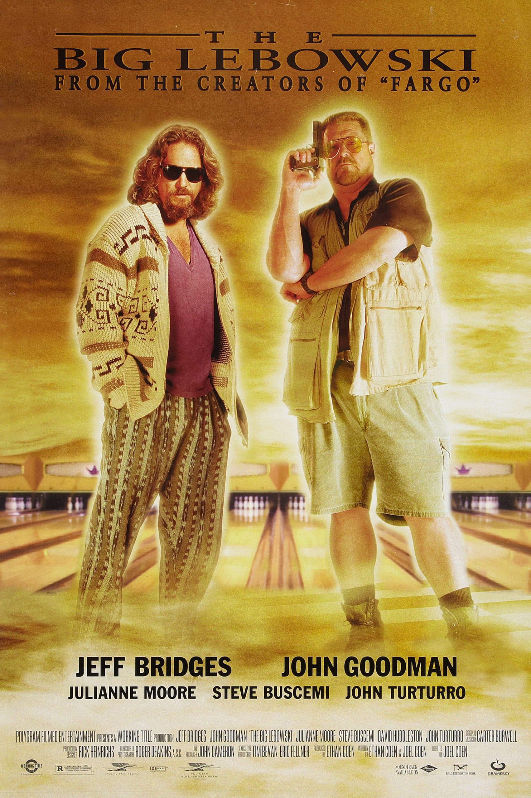 THE BIG LEBOWSKI MOVIE POSTER APPROX SIZE