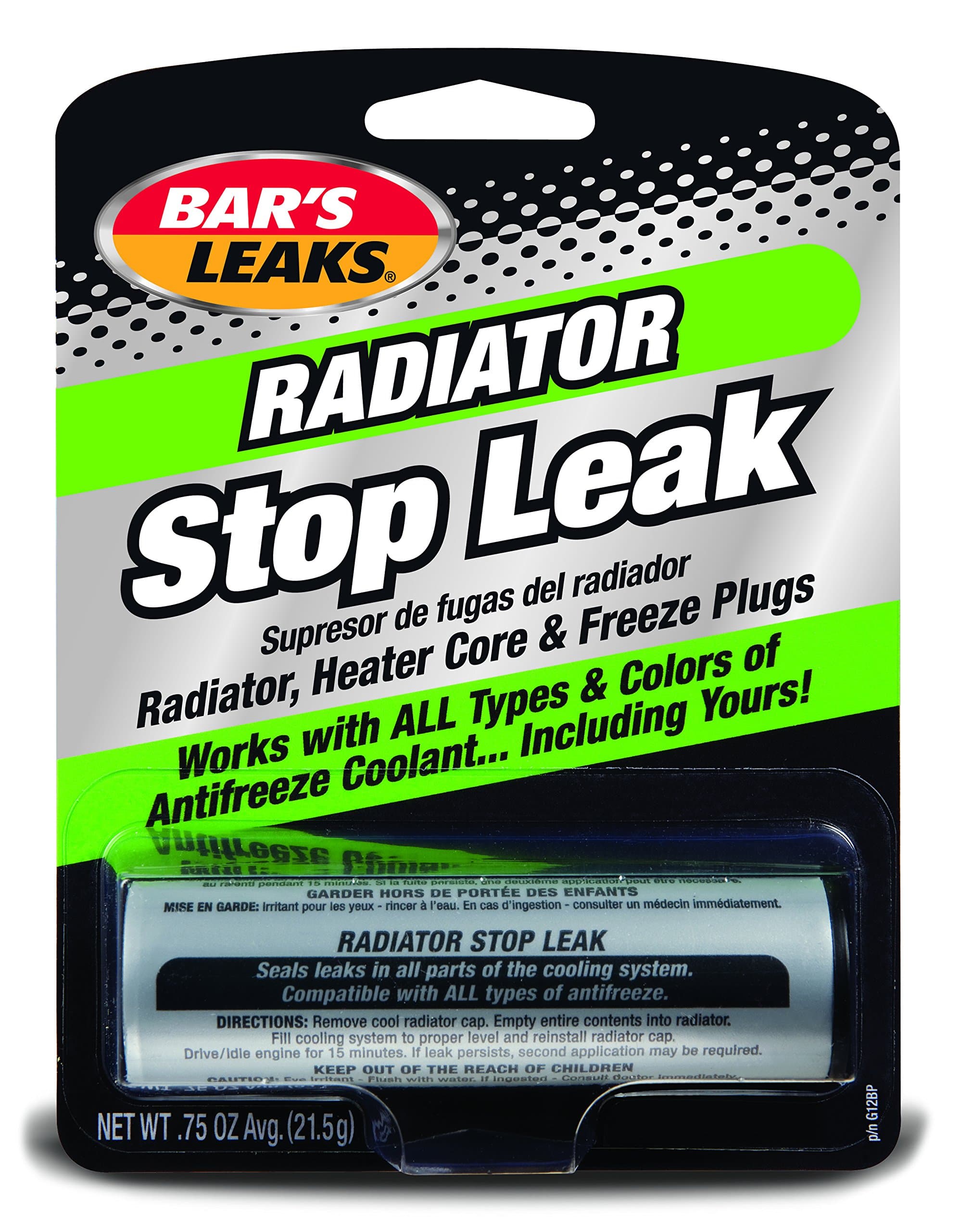 Bar's Leaks G12BP Powder Radiator Stop Leak - 0.75 oz.
