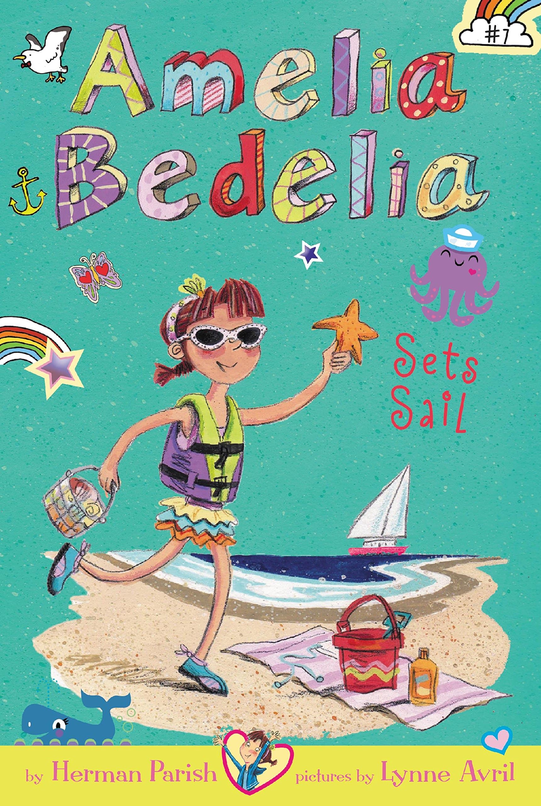 Amelia Bedelia Chapter Book #7: Amelia Bedelia Sets Sail: A Funny Story About Beach Adventures, Pirates, and Friendship for Kids (Ages 6-10)