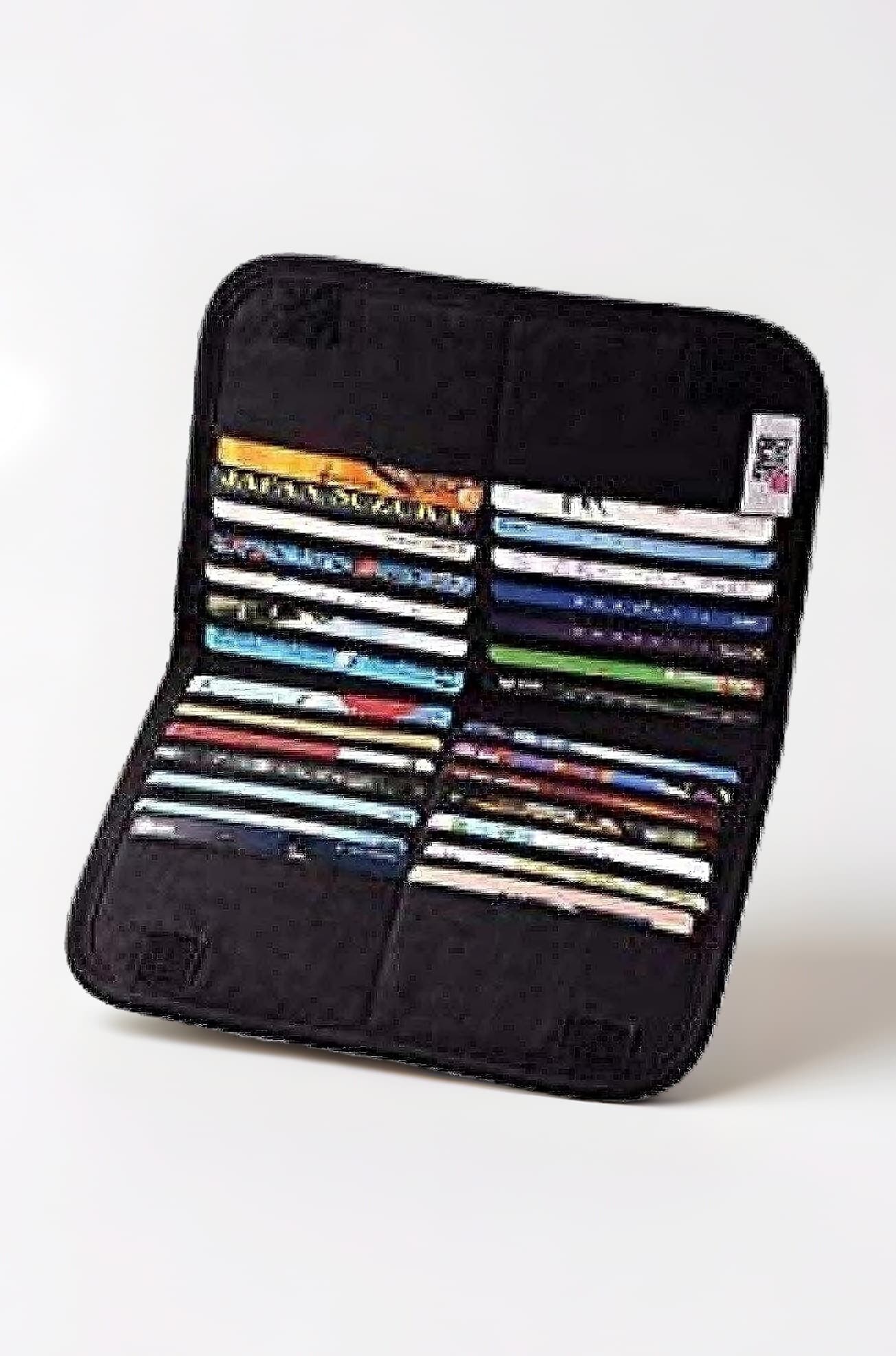 IN Card Case Compact Wallet Slim Super Thin Large Multi Long Credit Card ID Bifold Organizer Card Holder Black