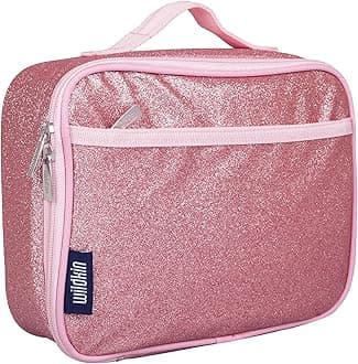 Kids Insulated Lunch Box – Durable and Reusable for School & Travel - Pink Glitter