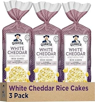 Large Rice Cakes, White Cheddar, 5.5 Oz, Pack of 3
