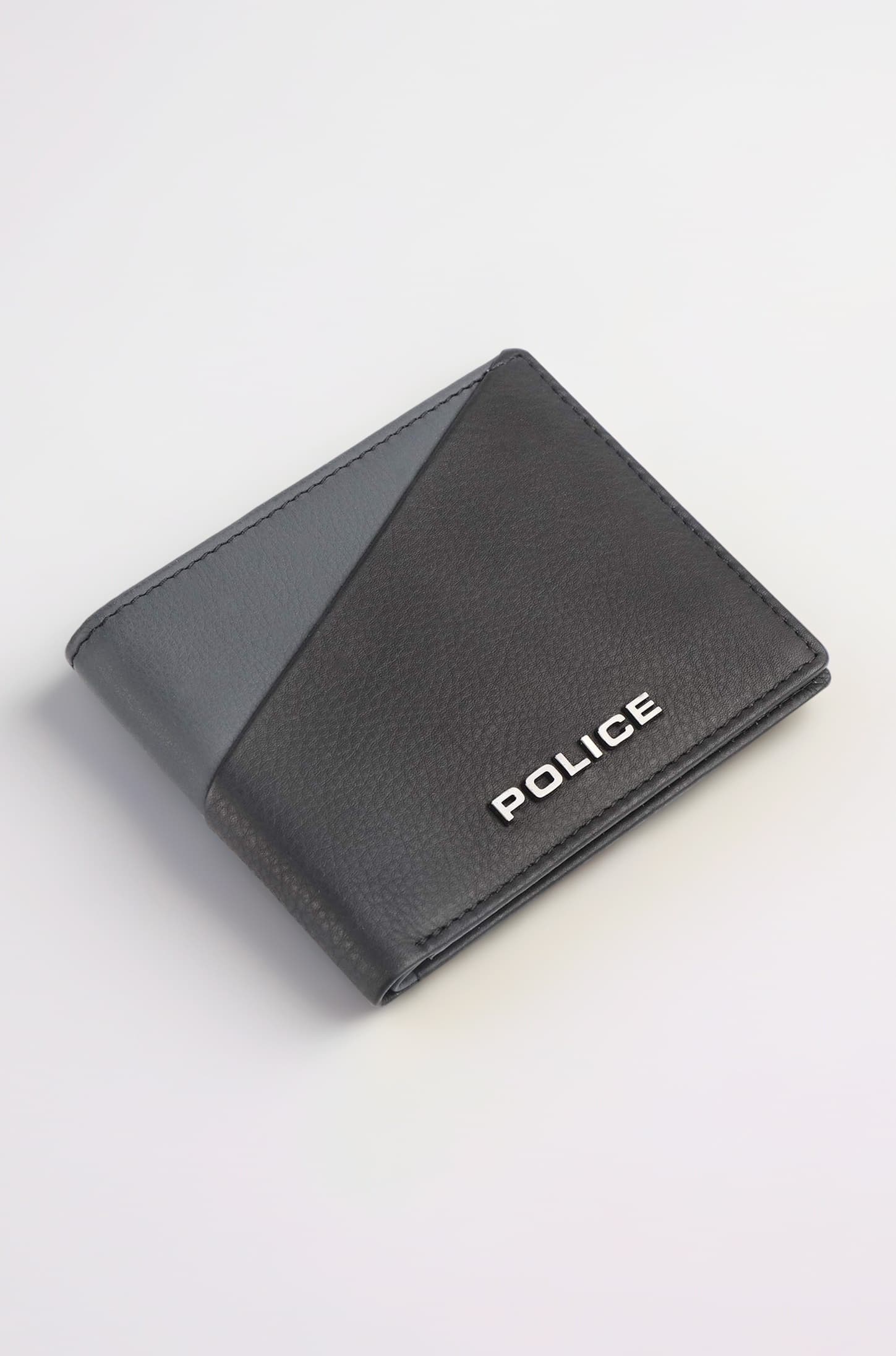 Police Branded Wallet for Men Leather Original | Premium Slim Wallet for Men Stylish Money Bifold Genuine Leather Gents Purse with 6 Card Holder Slots - Navy