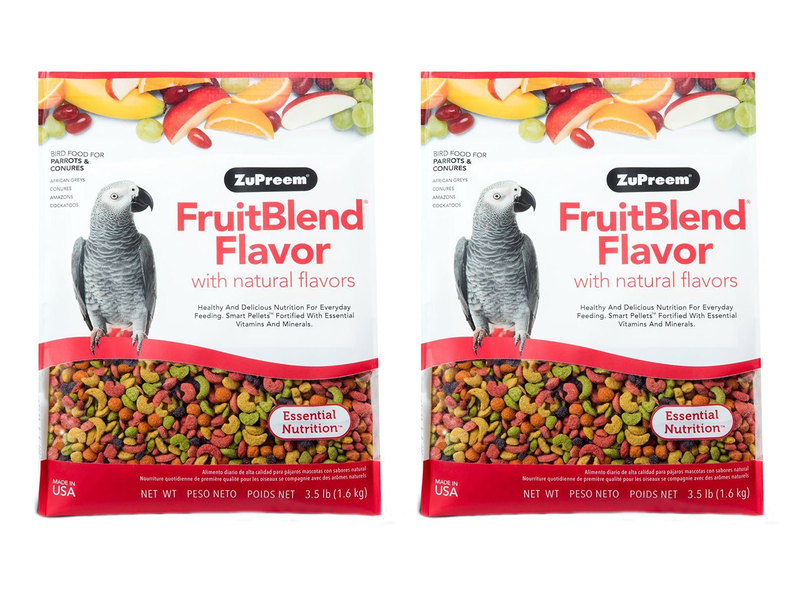 ZuPreemSet of 2 Medium-Large Fruit Blend Diet, 3.5 lb Bundled by Maven Gifts