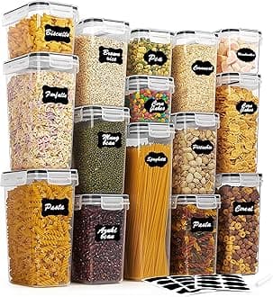 15pcs dry food containers