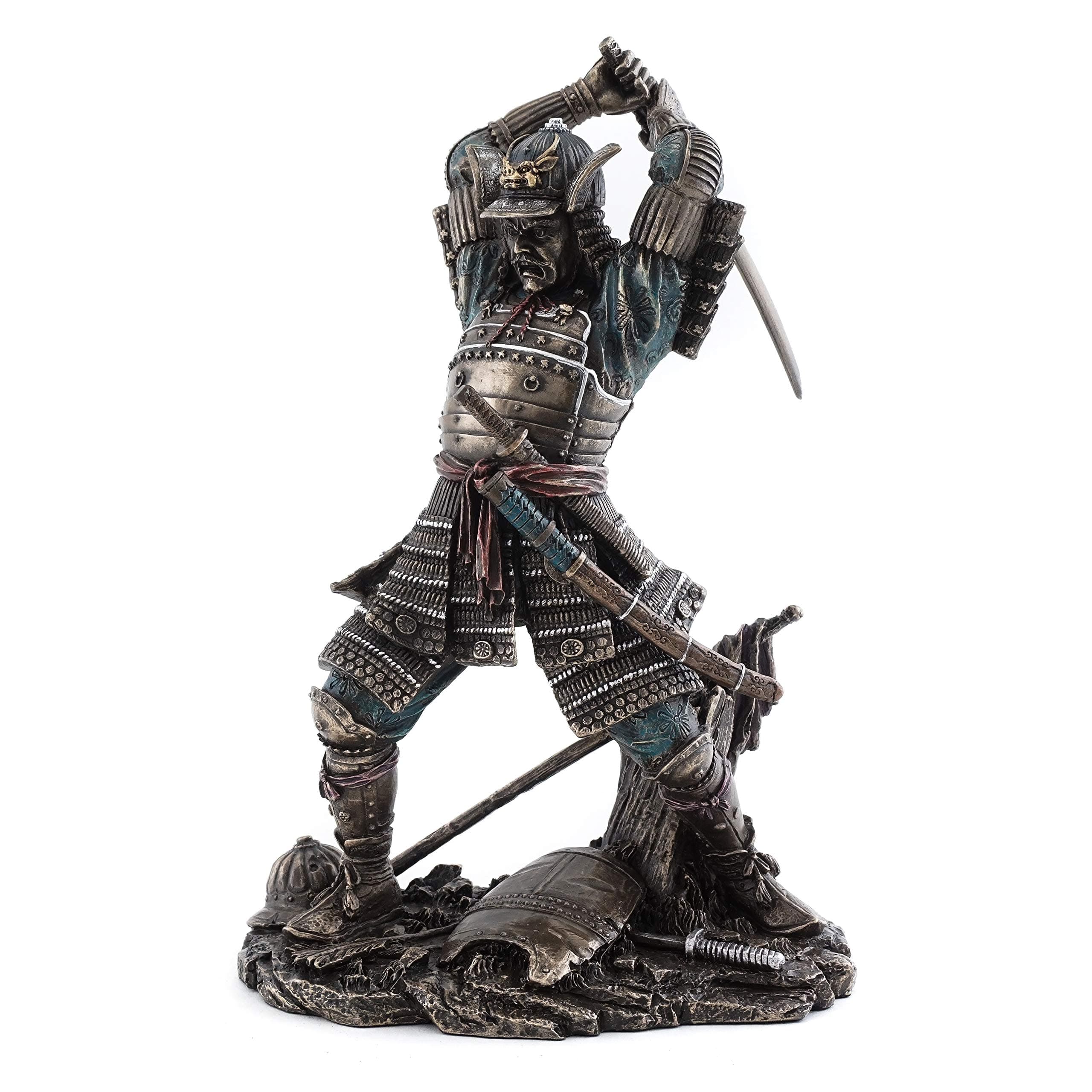 Top Collection Samurai Warrior In Battle Japanese Statue Figurine