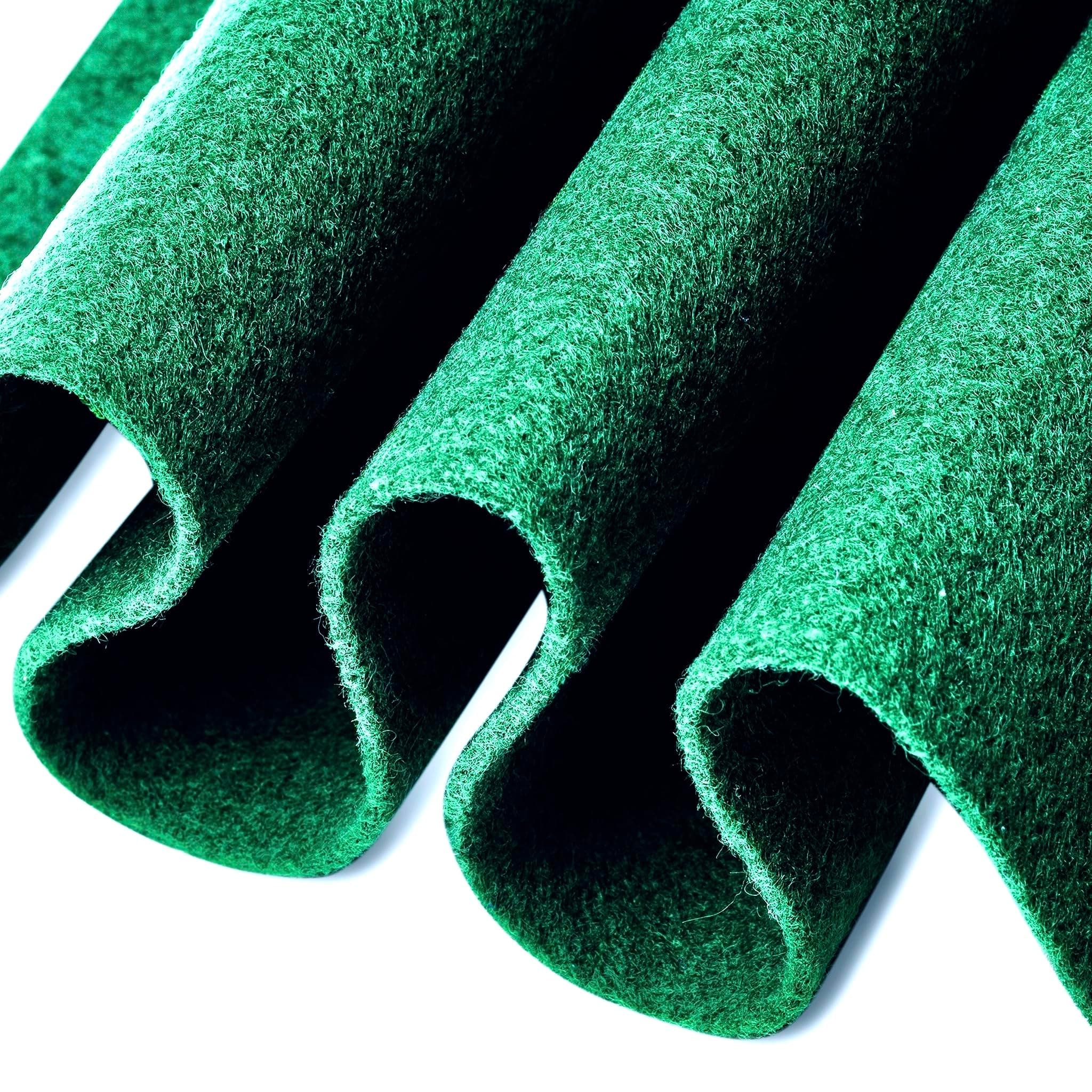 FabricLA Acrylic Felt Fabric | Soft, Non-Stiff Material | 72” Wide, 1.6mm Thick | Felt by The Yard for Crafts, Sewing, Padding & DIY Projects | 2 Yard (Kelly Green)