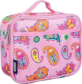 Kids Insulated Lunch Box – Durable and Reusable for School & Travel - Paisley