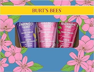 [Official] Burt Beads Hand Cream Gift Set (Lavender & Honey, Wild Rose & Berries, Watermelon & Mint, 1.0 oz (28.3 g) Additive-Free