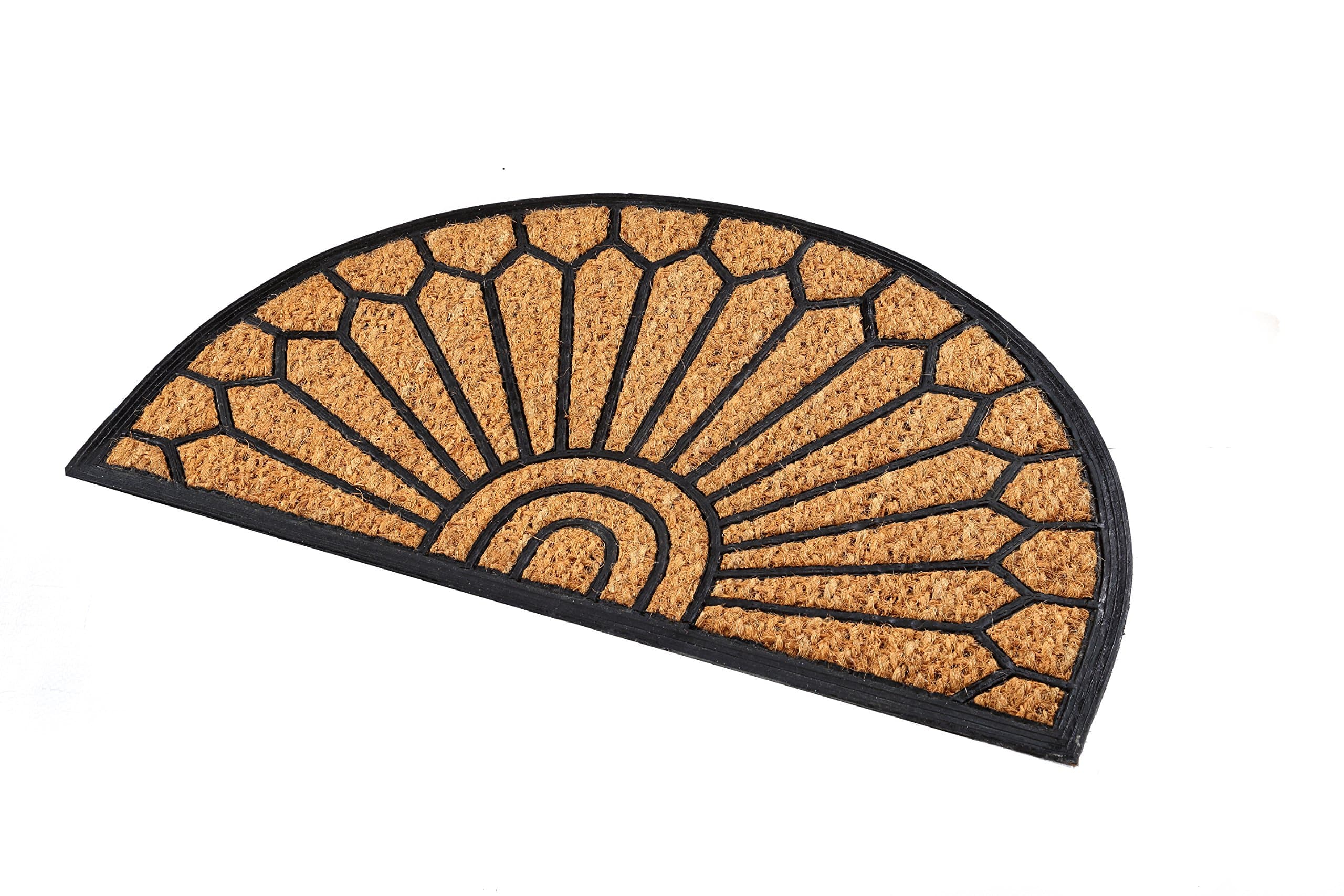 FLEXGARD IM180-18X30HALFFDODY Coco/Rubber Half Round Entrance Mat