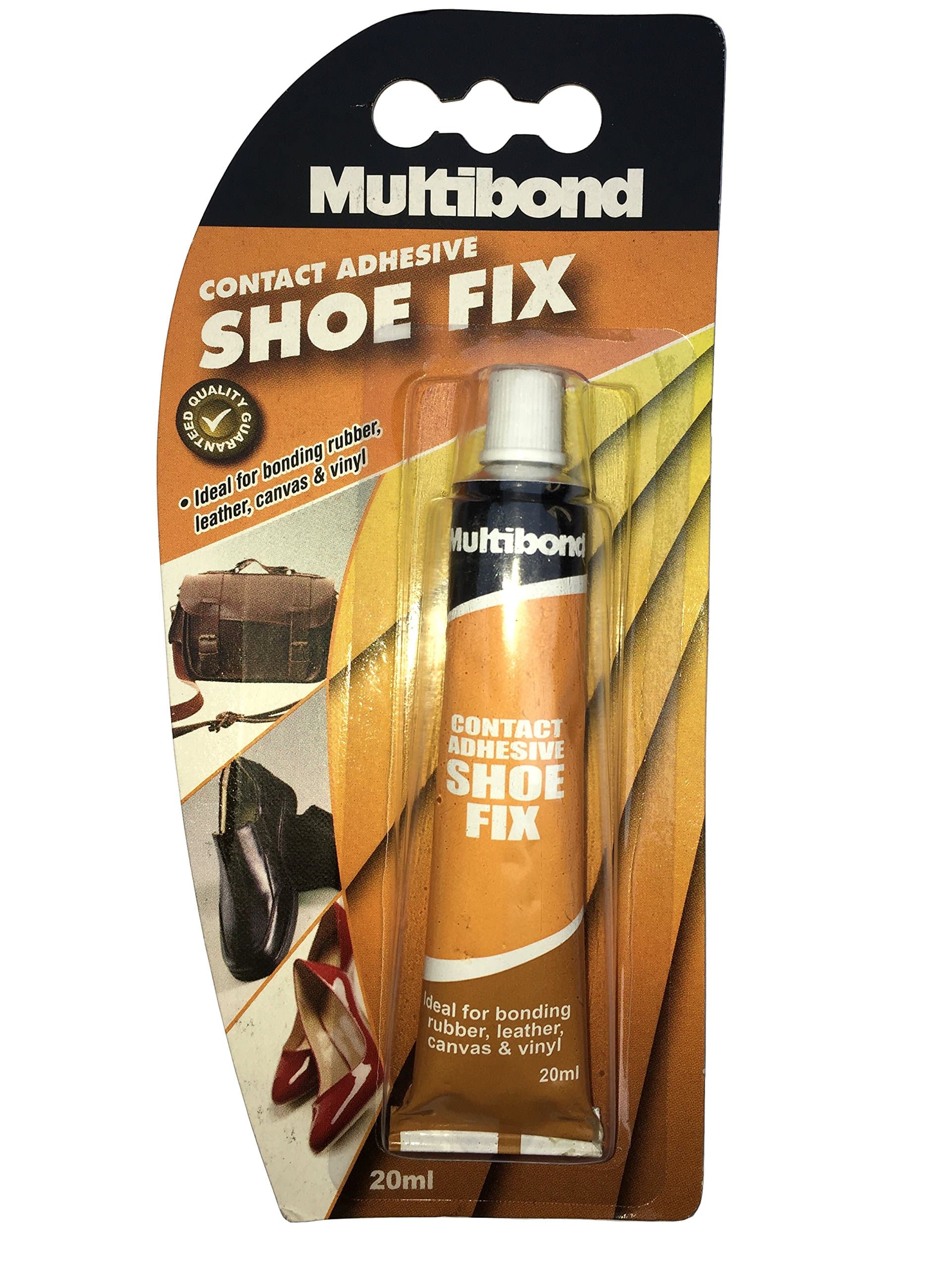 Multibond Contact Adhesive Shoe Fix - Ideal for Bonding Rubber Leather Canvas and Vinyl Repair Your Shoes