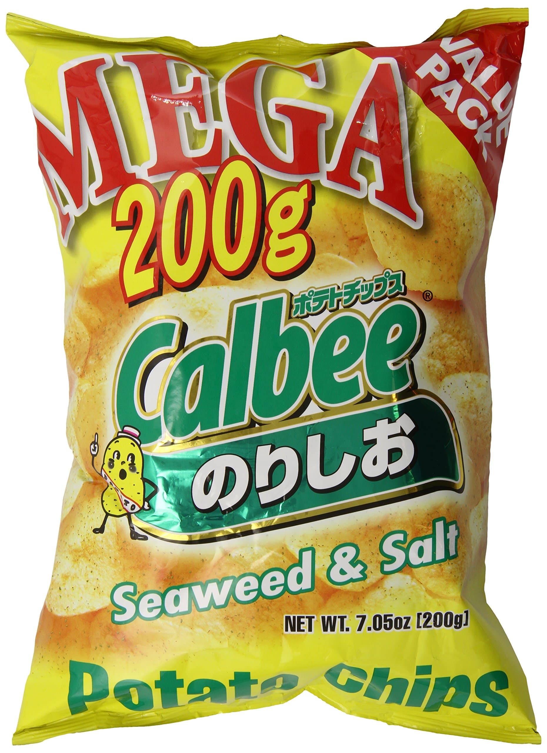 Seaweed and Salt Potato Chips, 7.05 Ounce