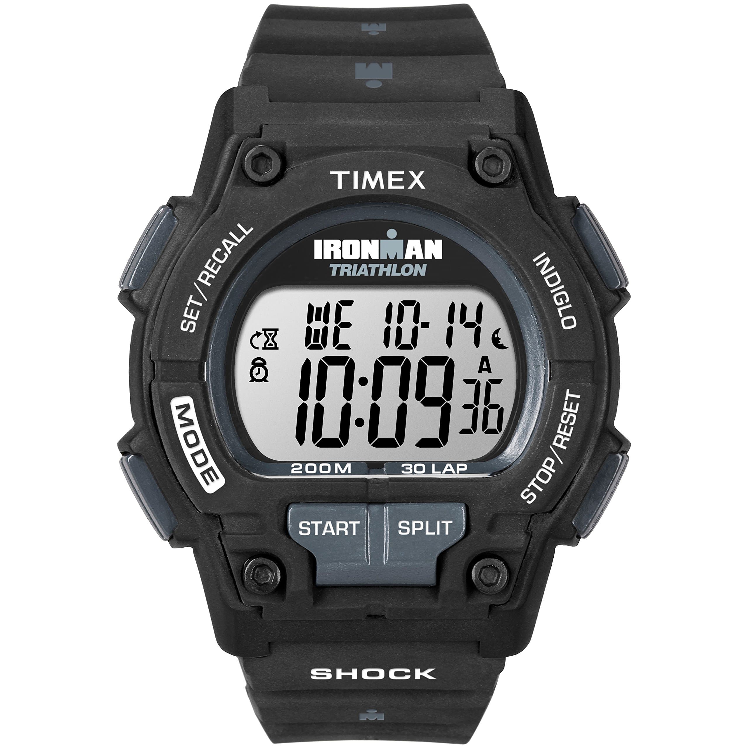 TIMEX Digital Men's Watch (Black/Yellow Dial Colored Strap)