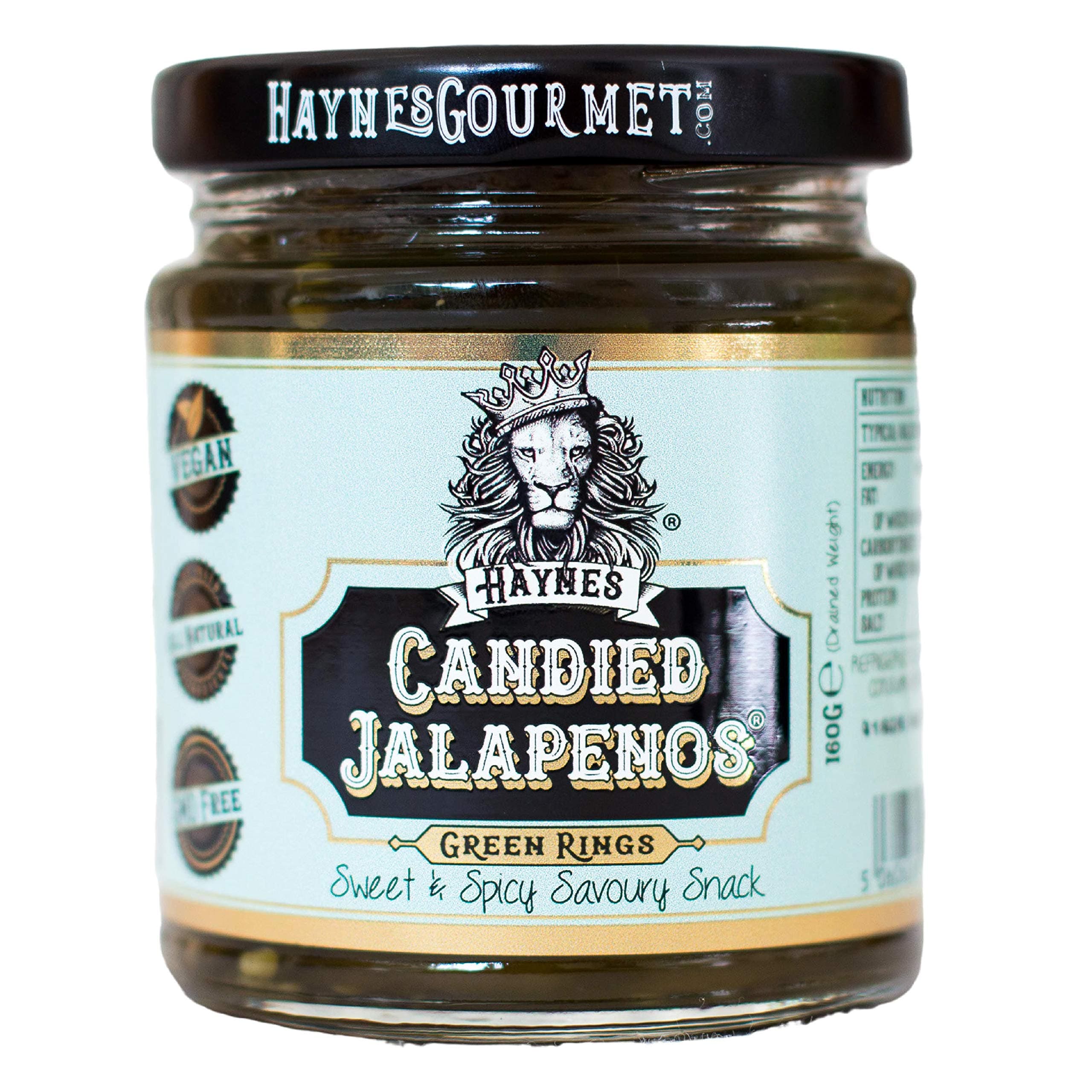 Haynes Candied Jalapenos - Made in Britain