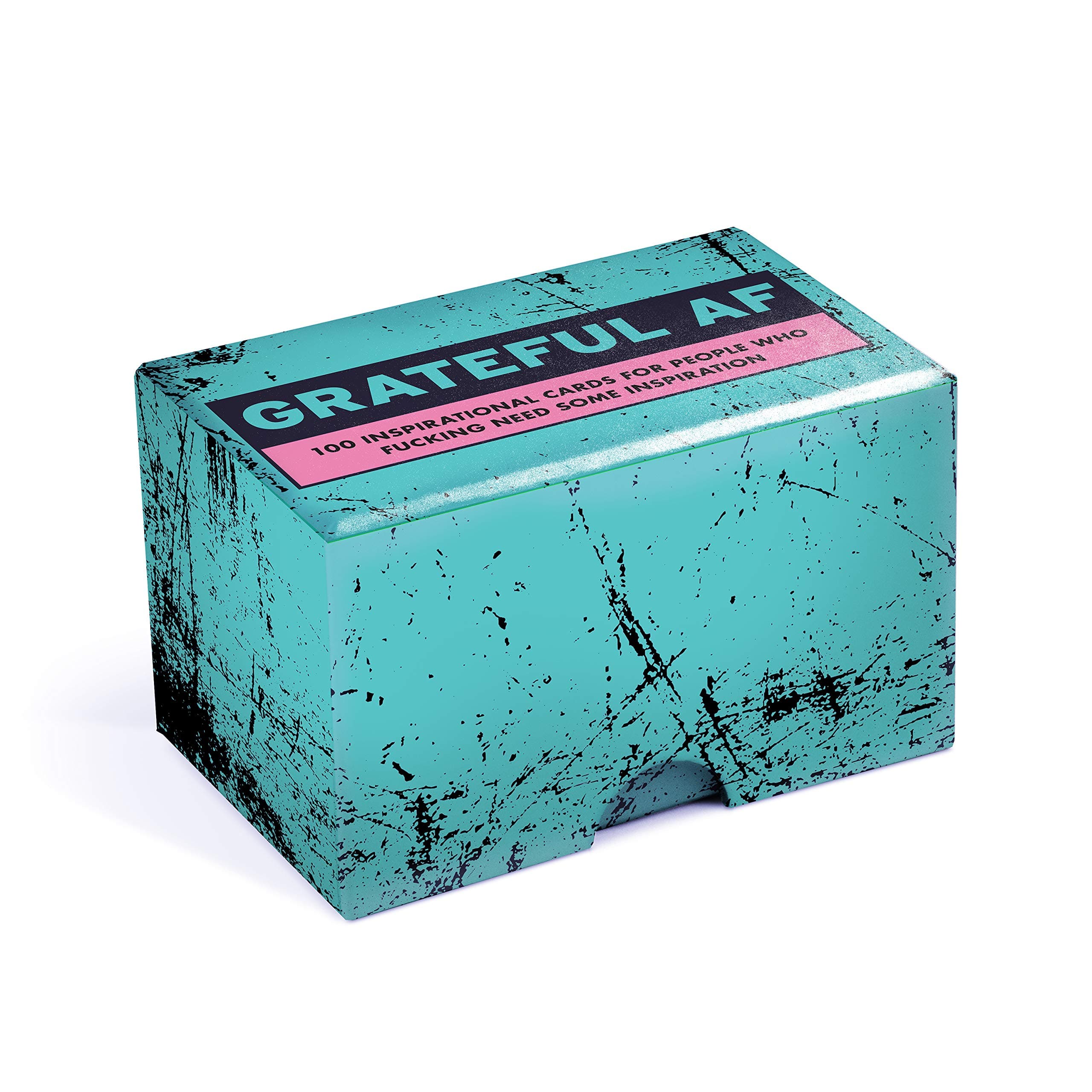 Knock Knock Grateful Card Deck by Roxan McDonald, 100 Sweary Affirmation Cards