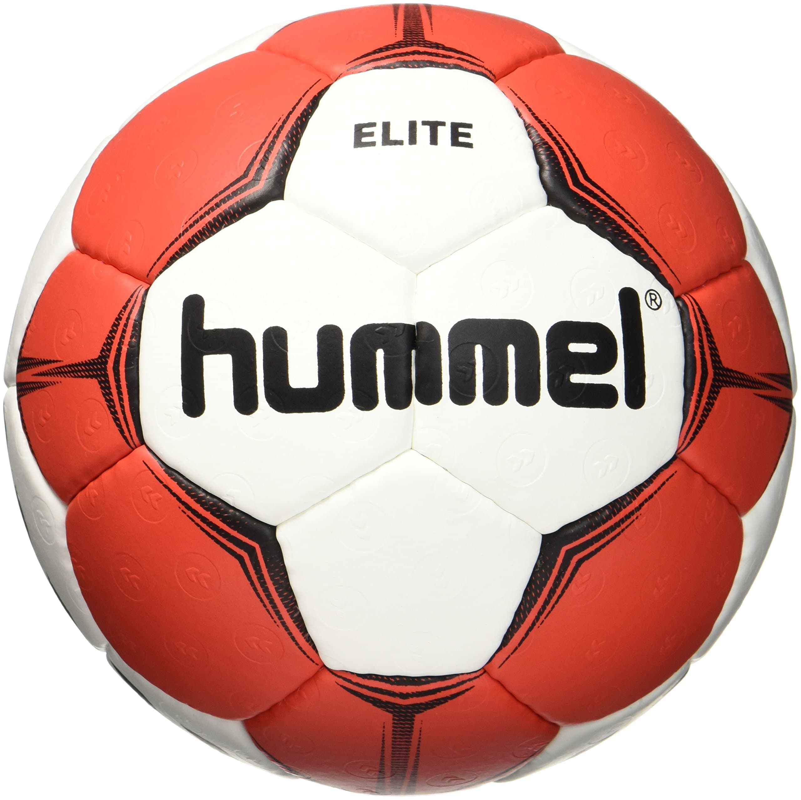 hummel Elite Handball For Match & Training Size 2 or 3 – SMU Resin Ball White with Blue, Green or Red Training Football HB with Air Valve, Children's, SMU ELITE HB