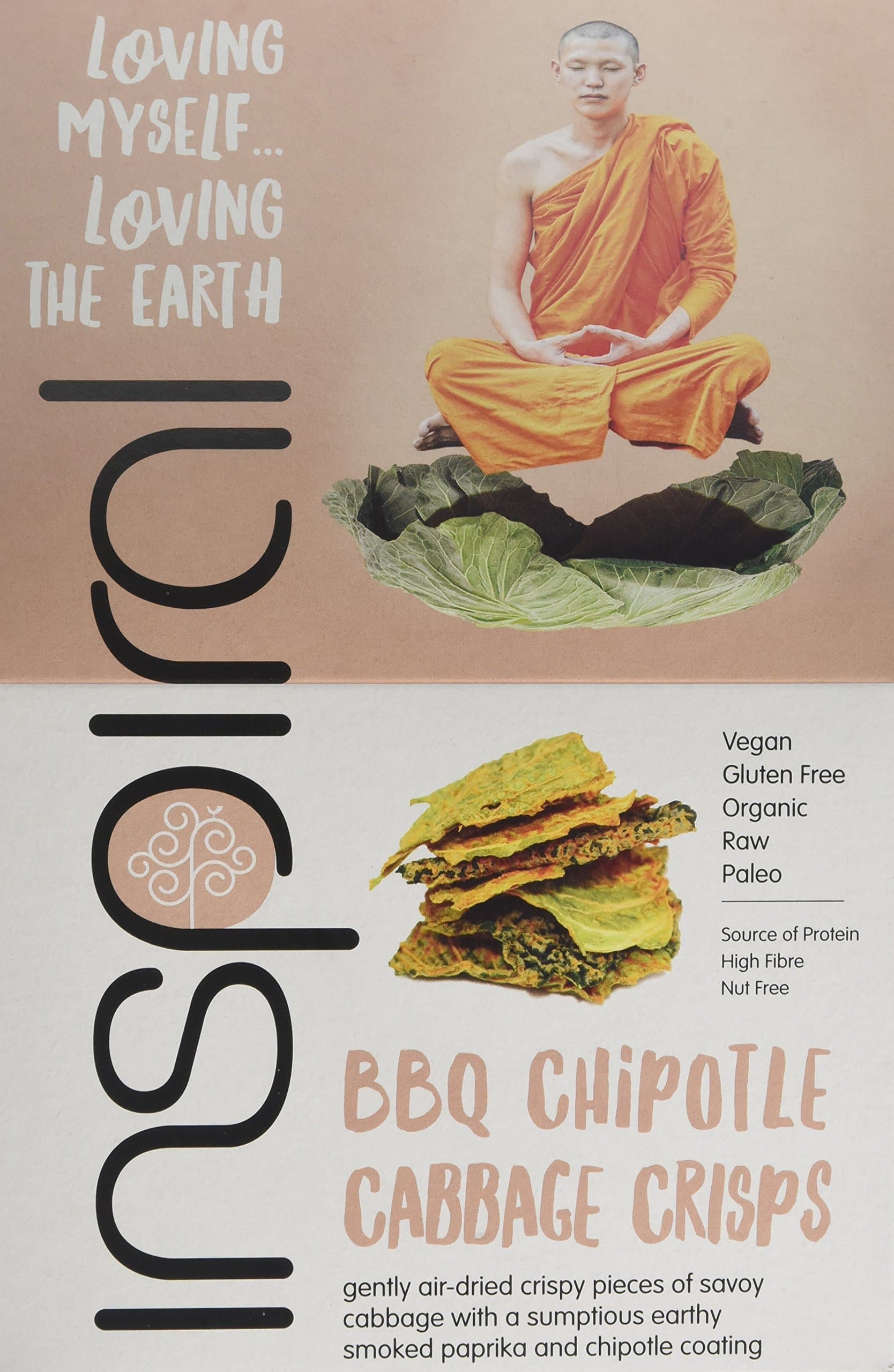 inSpiral BBQ Chipotle Savoy Cabbage Crips 40g