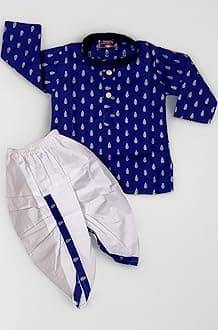 Dhoti Kurta Set for Kids | Pure Cotton Kurta Pyjama Set for Boys
