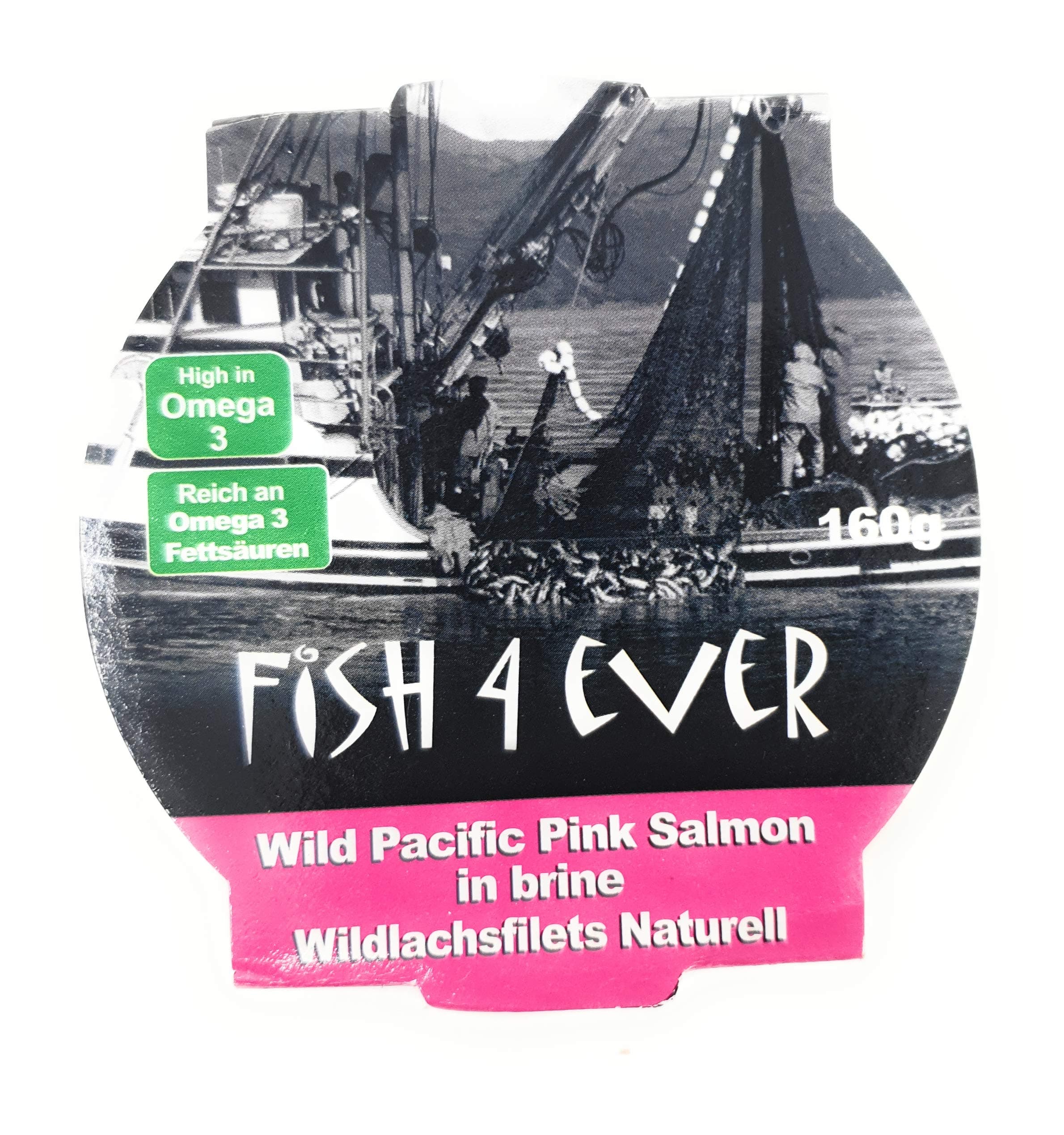 |(6 PACK) - Fish4Ever - Wild Alaskan Pink Salmon | 160g | 6 PACK BUNDLE