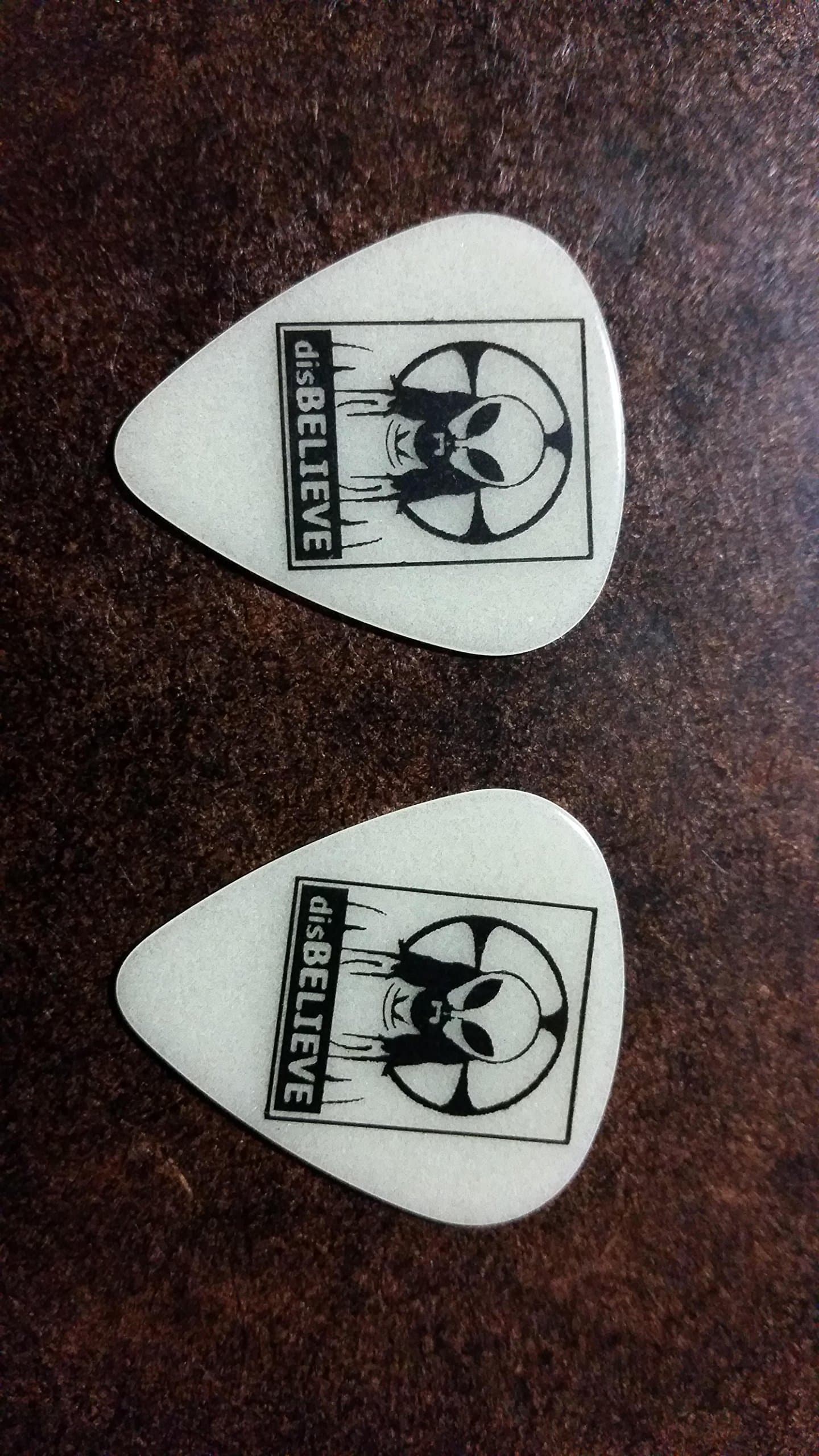 Alien Jesus Guitar Pick, 2 Picks, Disbelieve